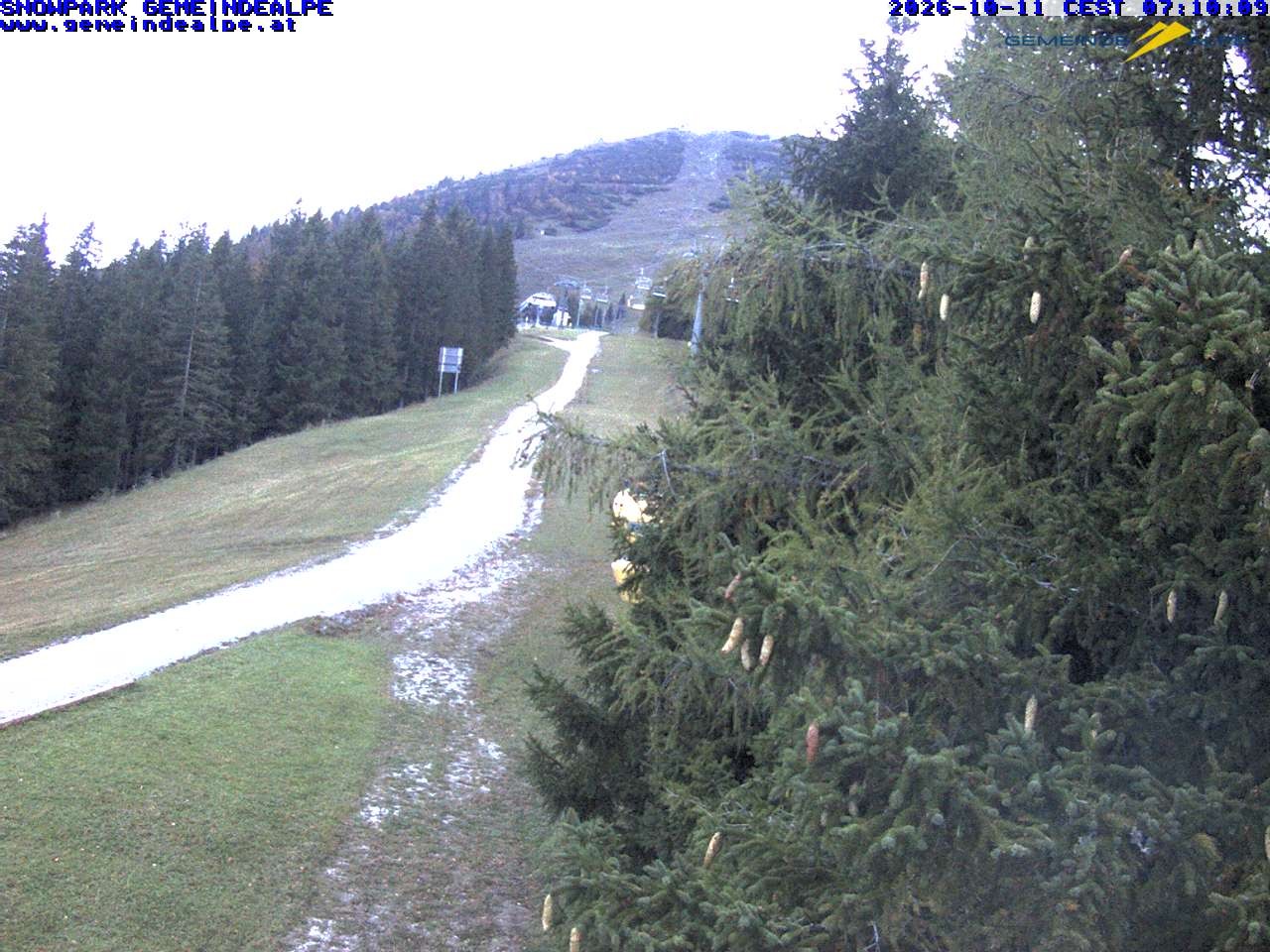 Archiv Foto Webcam Mitterbach - Gemeindealpe Snowpark