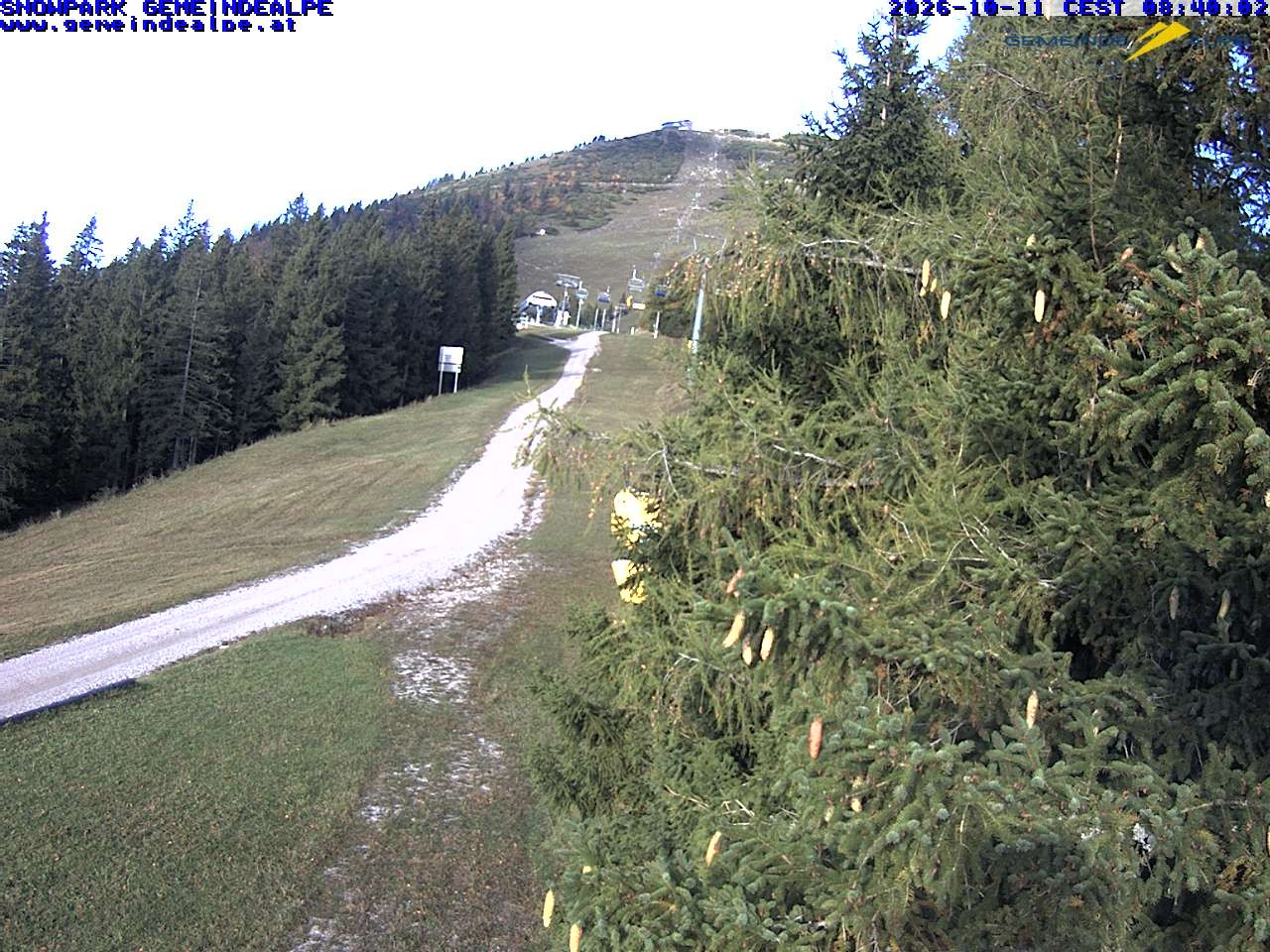 Archiv Foto Webcam Mitterbach - Gemeindealpe Snowpark