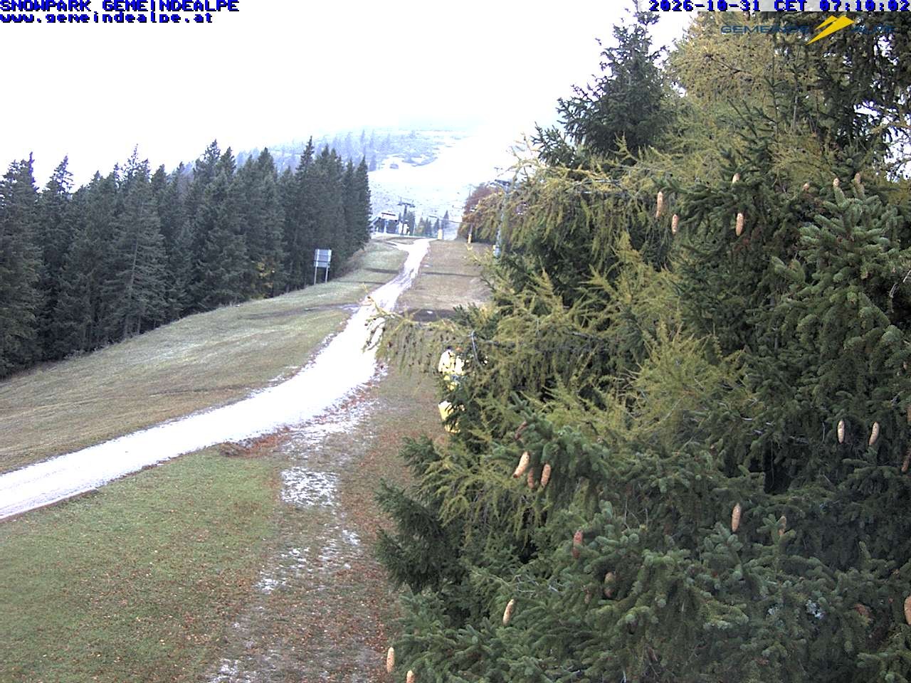 Archiv Foto Webcam Mitterbach - Gemeindealpe Snowpark