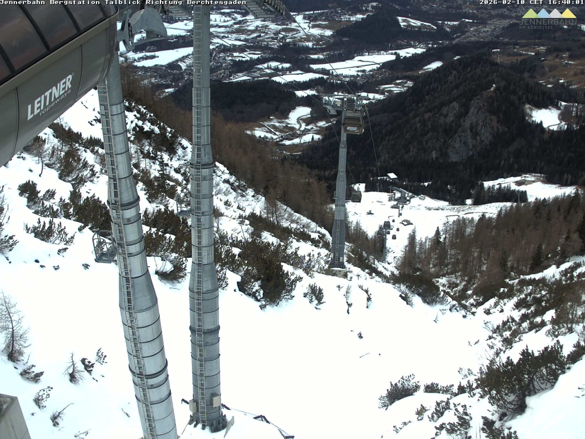 Archiv Foto Webcam Jenner - Blick ins Tal Gondelstation