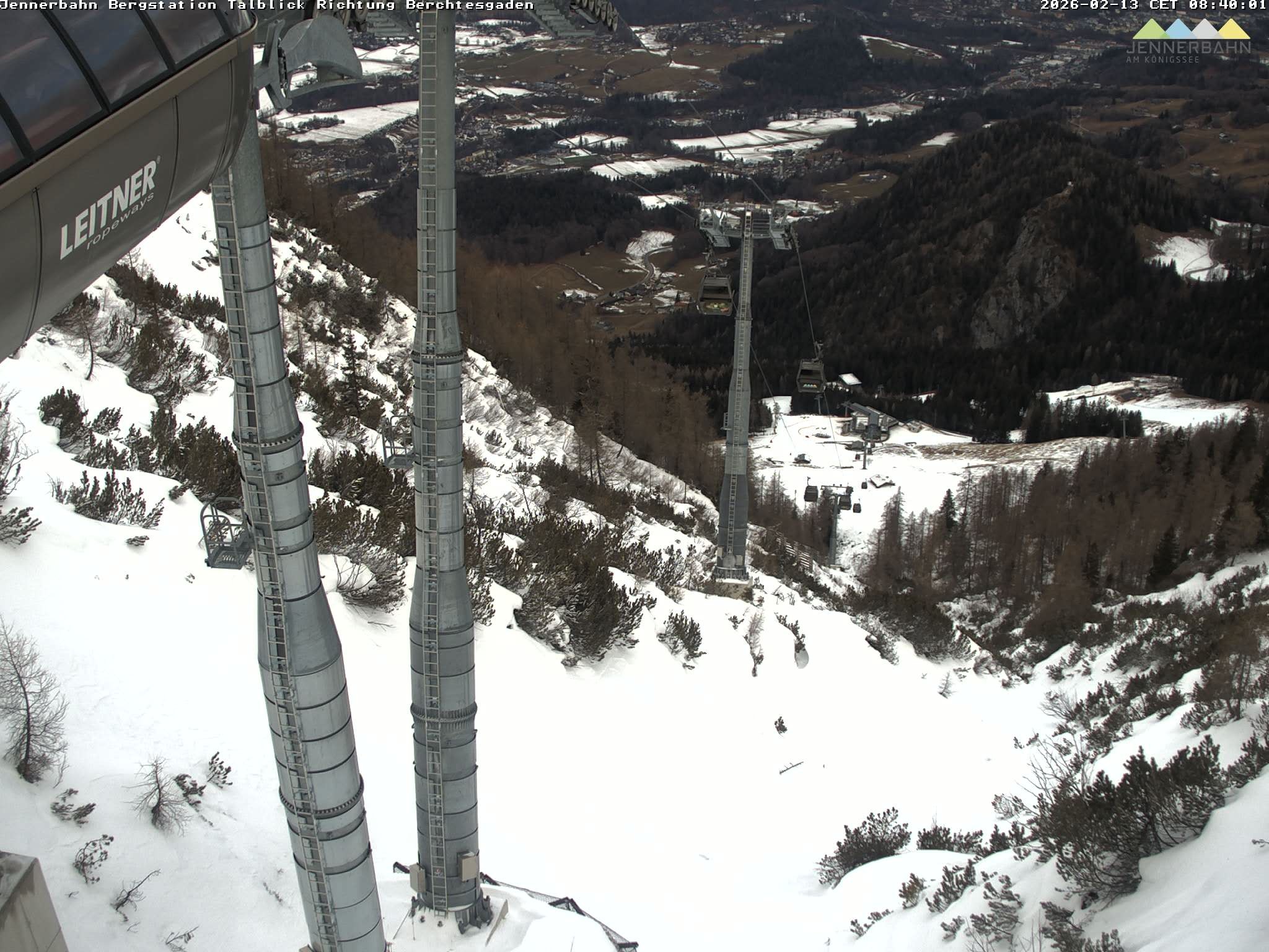 Archiv Foto Webcam Jenner - Blick ins Tal Gondelstation