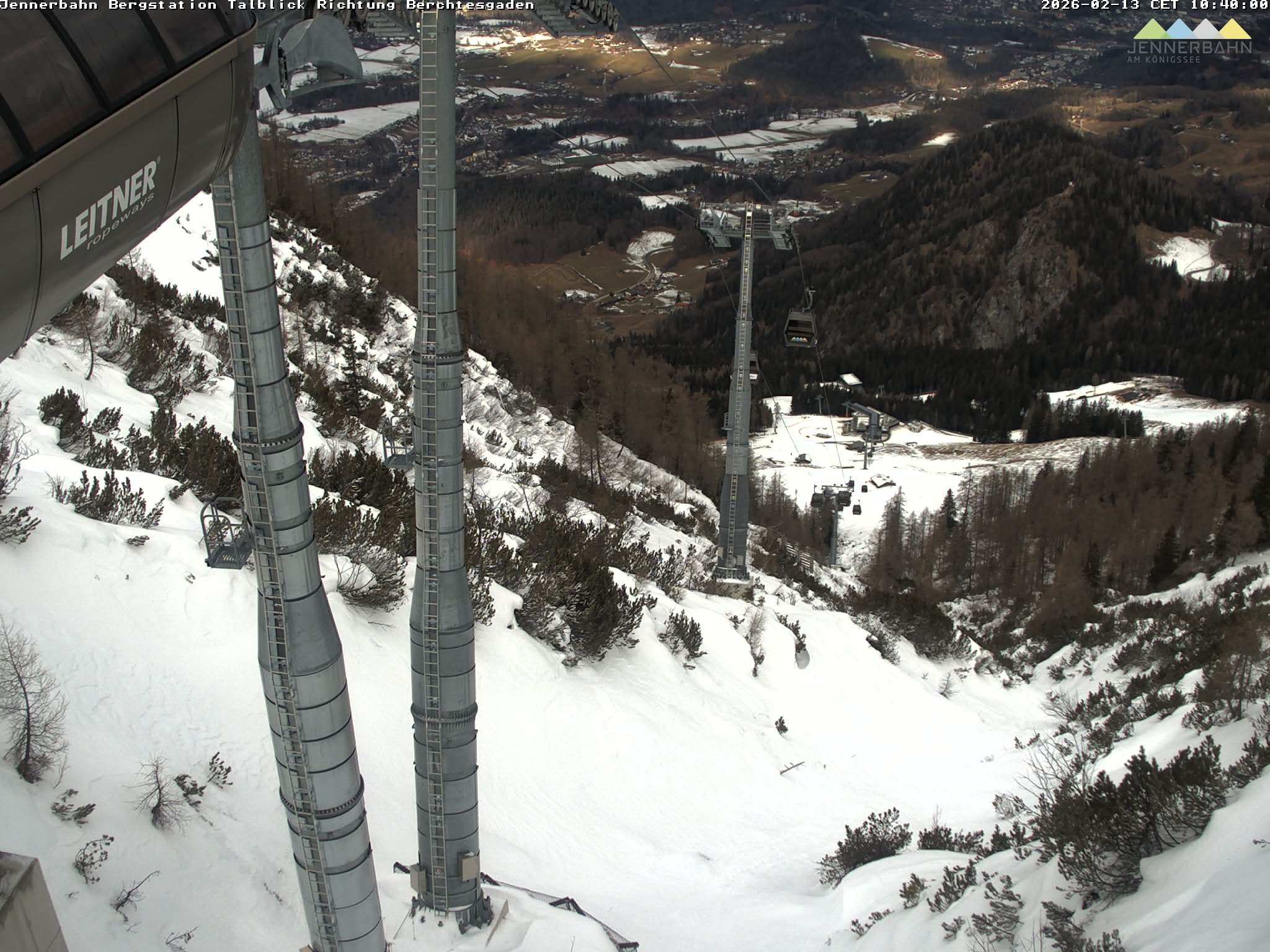 Archiv Foto Webcam Jenner - Blick ins Tal Gondelstation