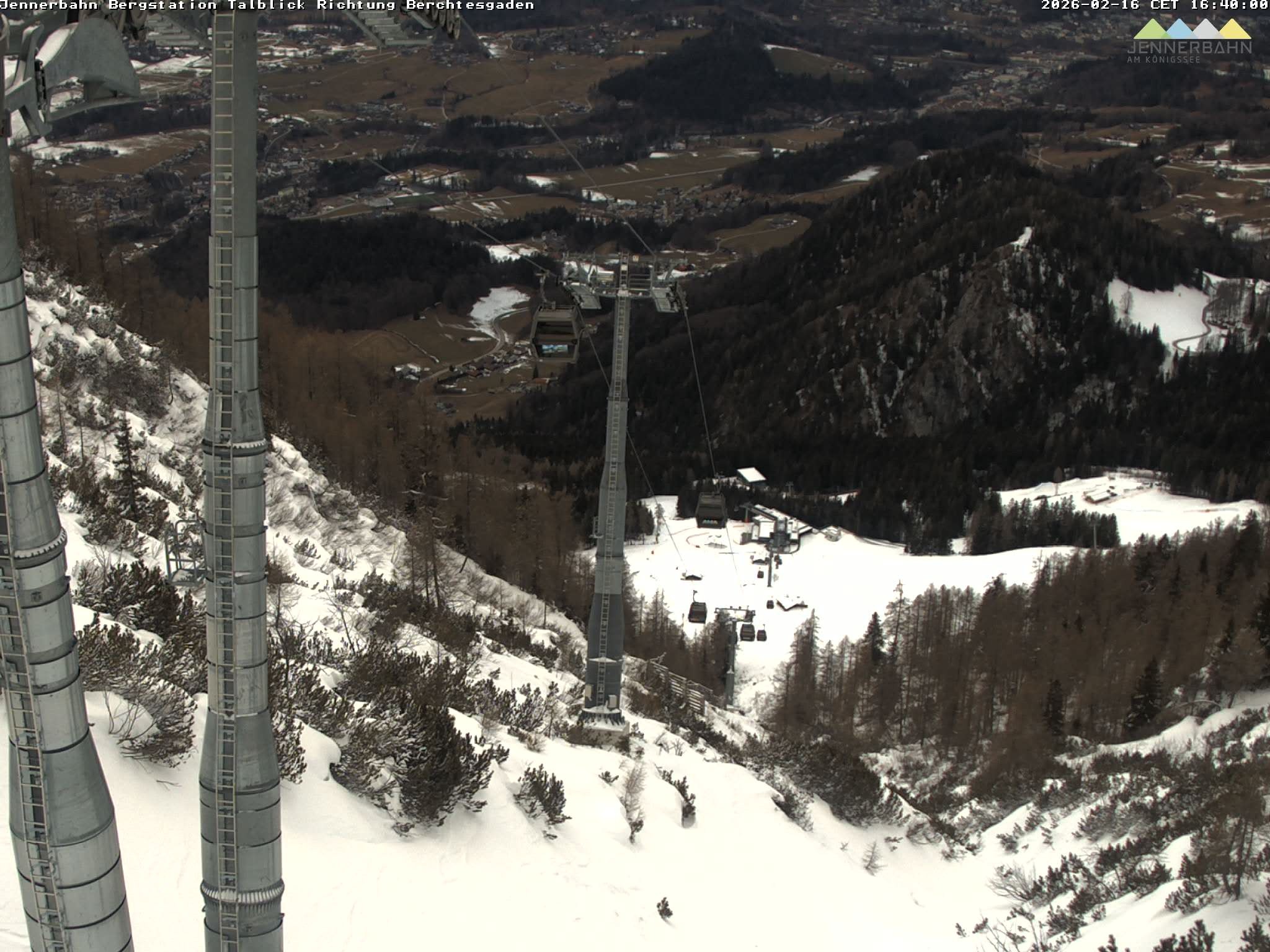 Archiv Foto Webcam Jenner - Blick ins Tal Gondelstation
