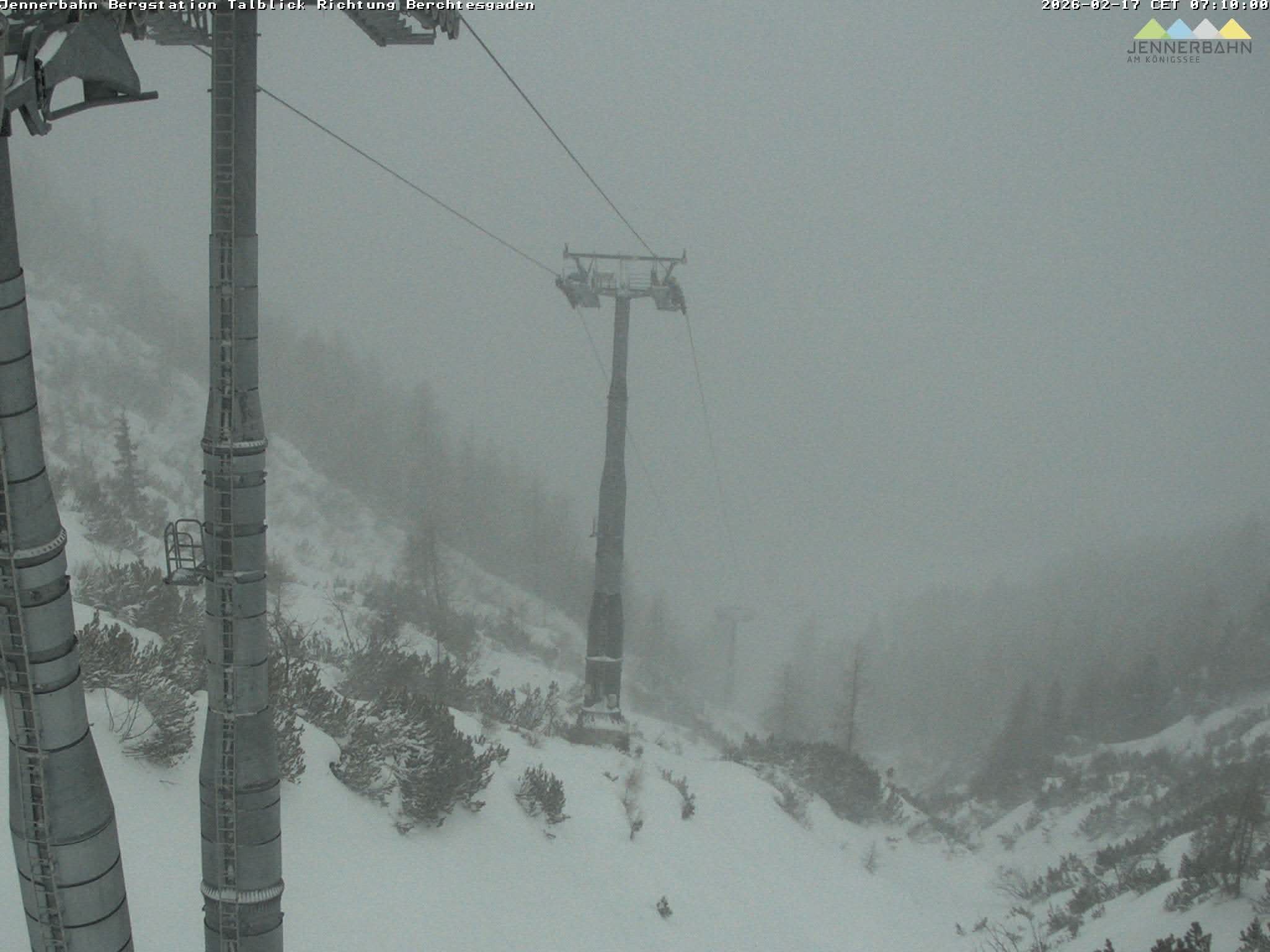 Archived image Webcam Jenner mountain - Valley View Cable Car