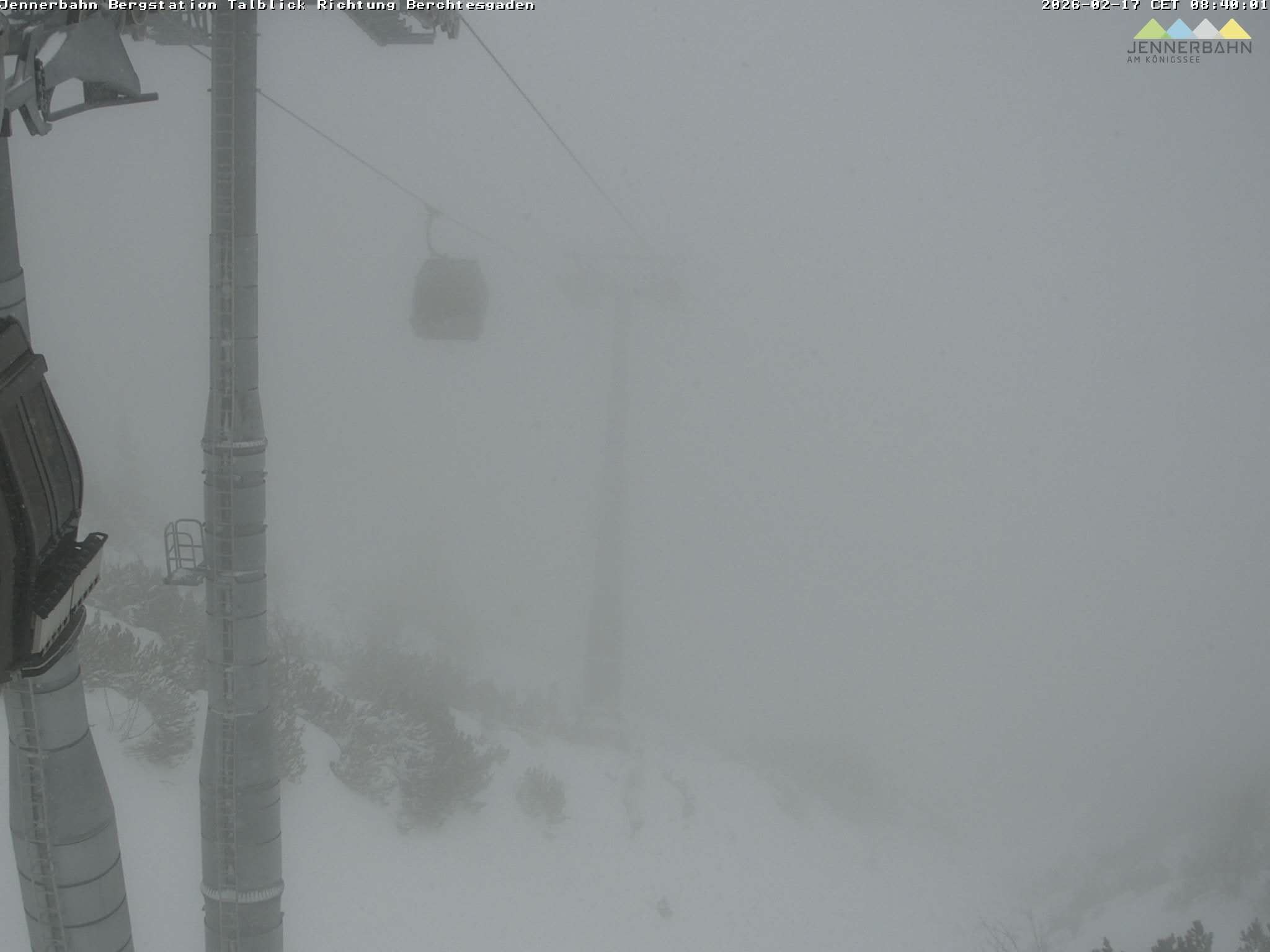 Archived image Webcam Jenner mountain - Valley View Cable Car