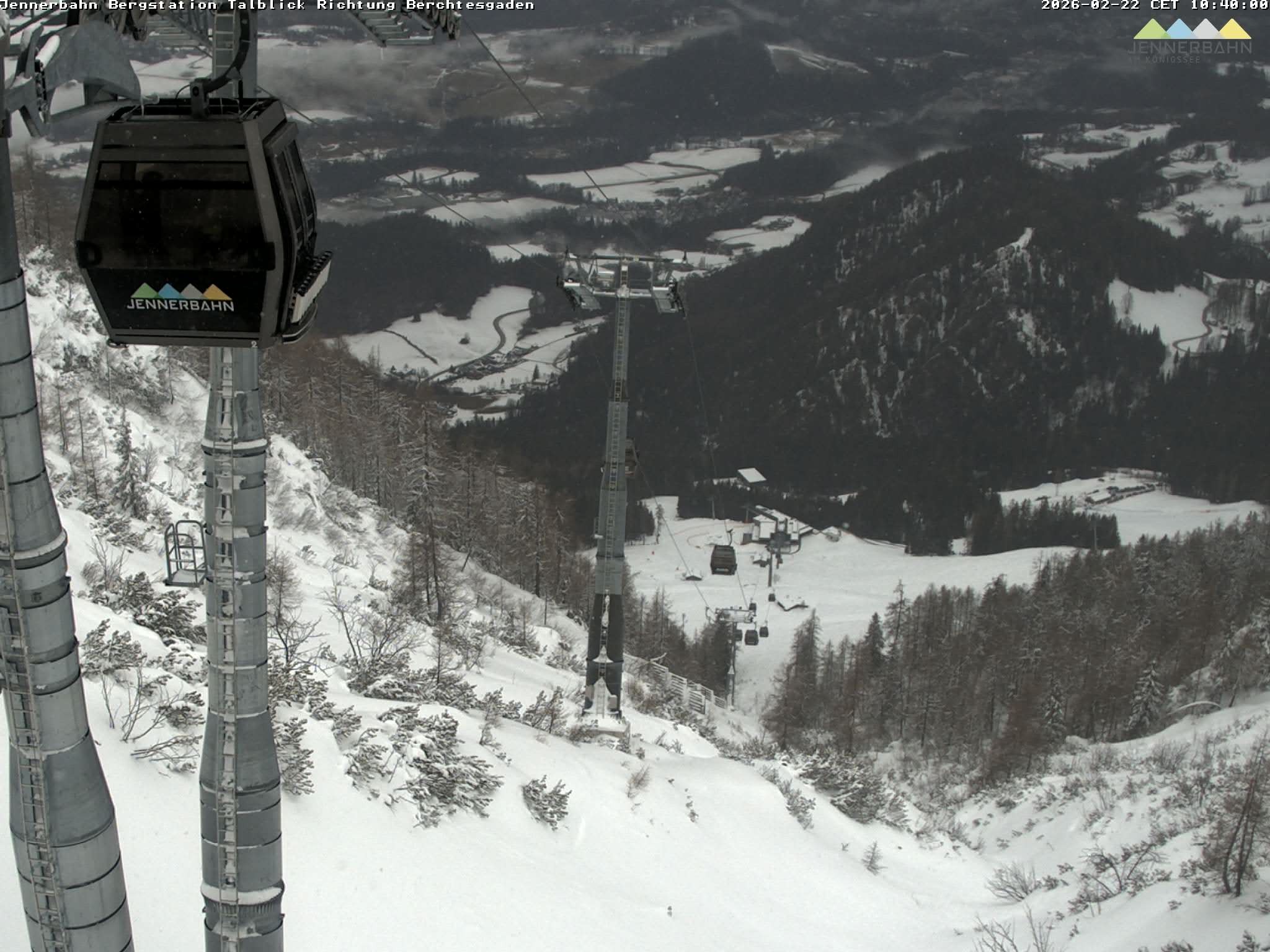 Archiv Foto Webcam Jenner - Blick ins Tal Gondelstation