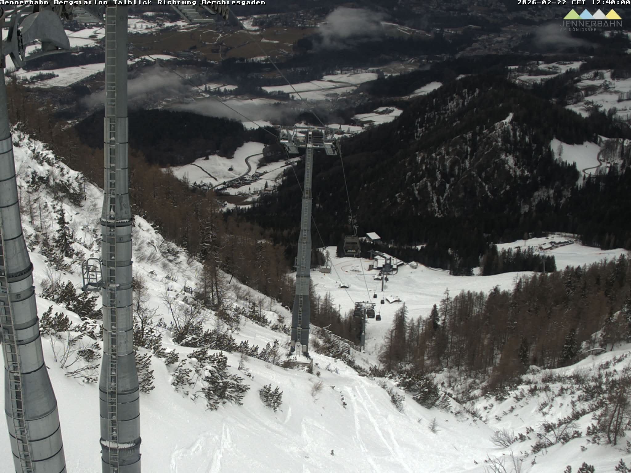 Archiv Foto Webcam Jenner - Blick ins Tal Gondelstation