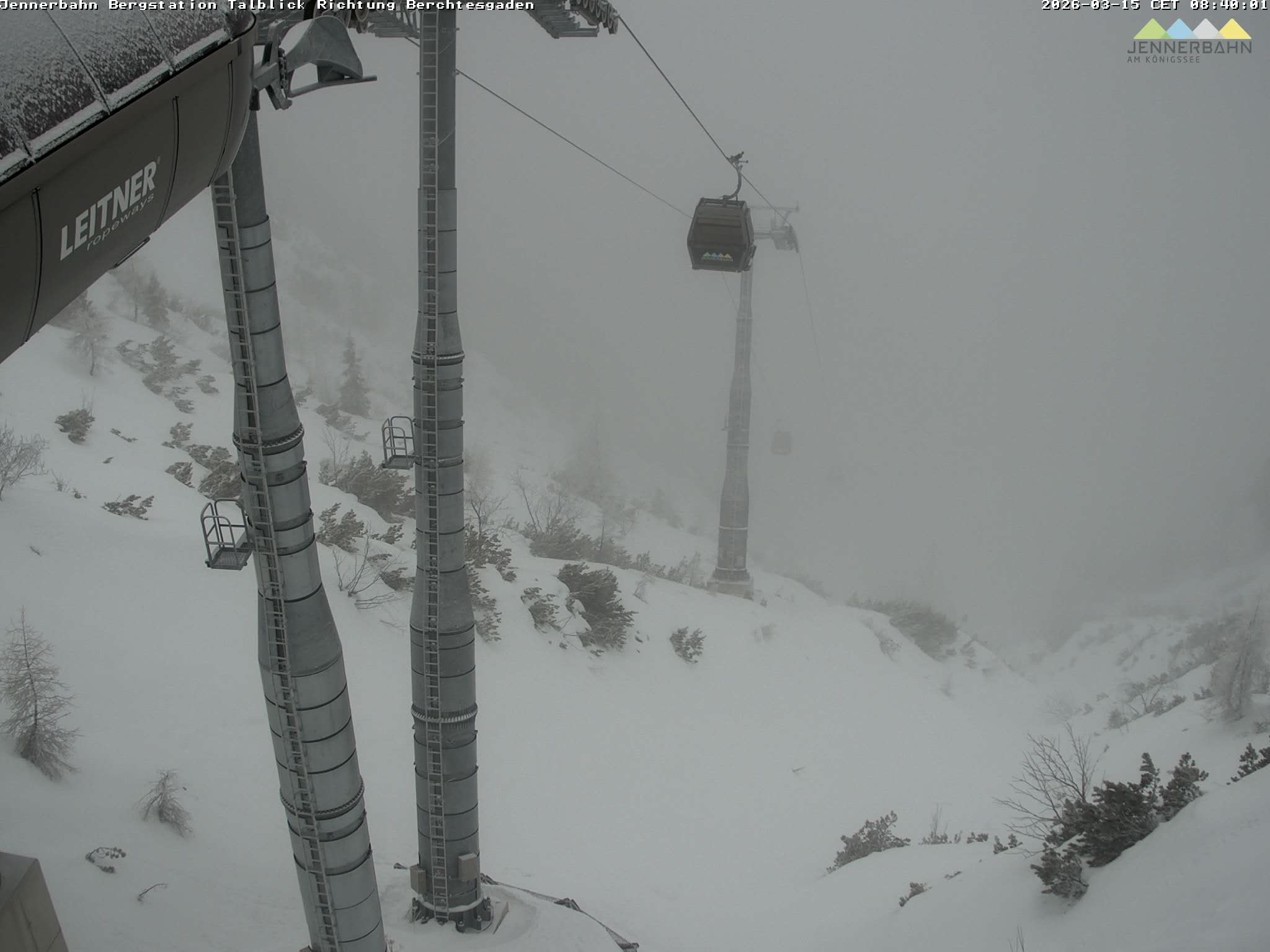 Archiv Foto Webcam Jenner - Blick ins Tal Gondelstation