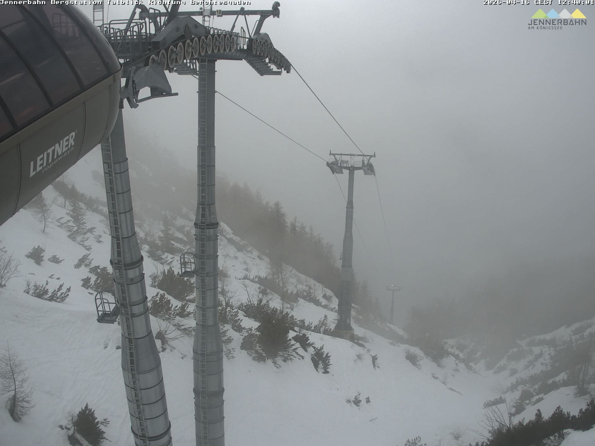 Archiv Foto Webcam Jenner - Blick ins Tal Gondelstation