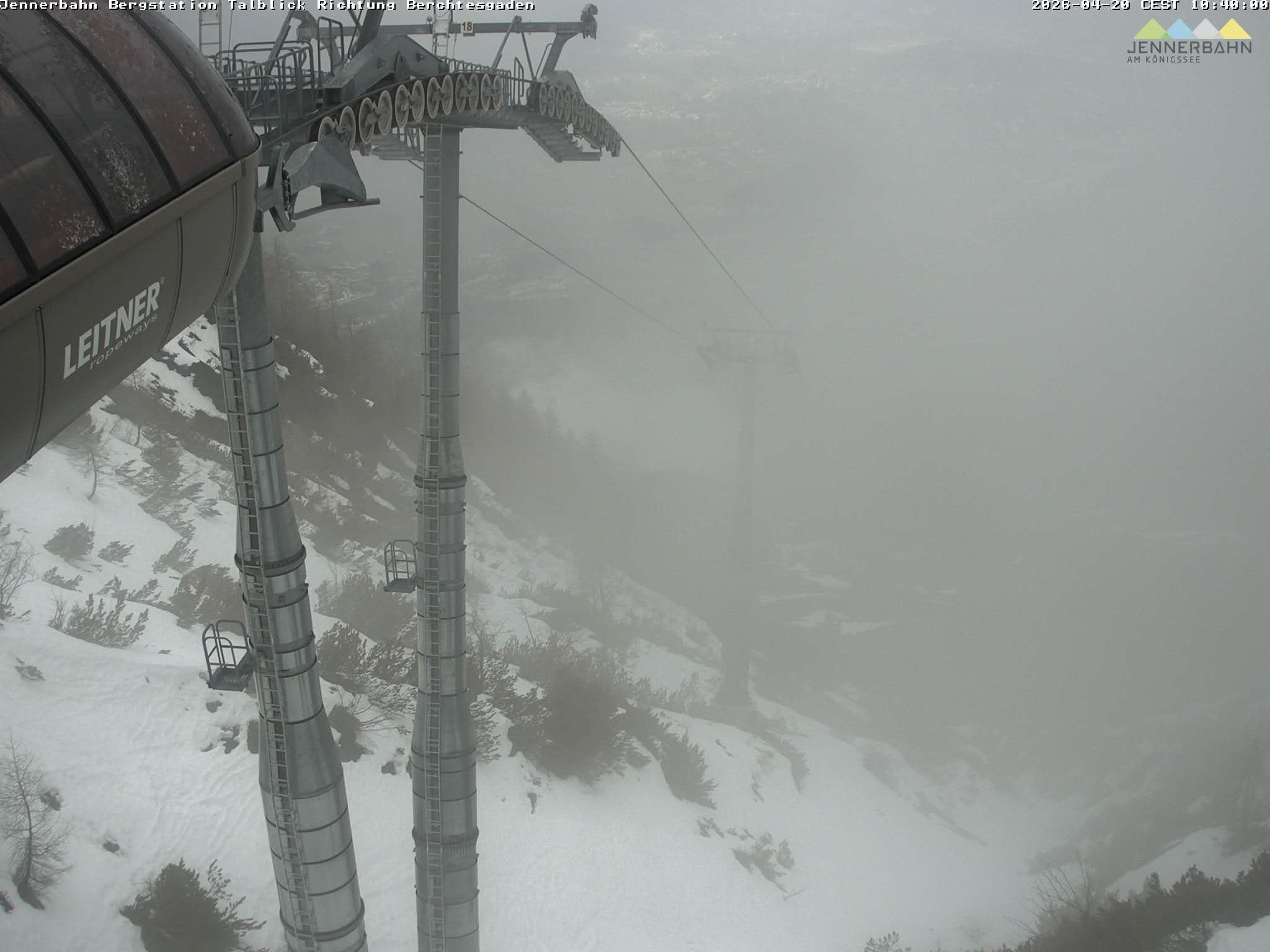 Archiv Foto Webcam Jenner - Blick ins Tal Gondelstation
