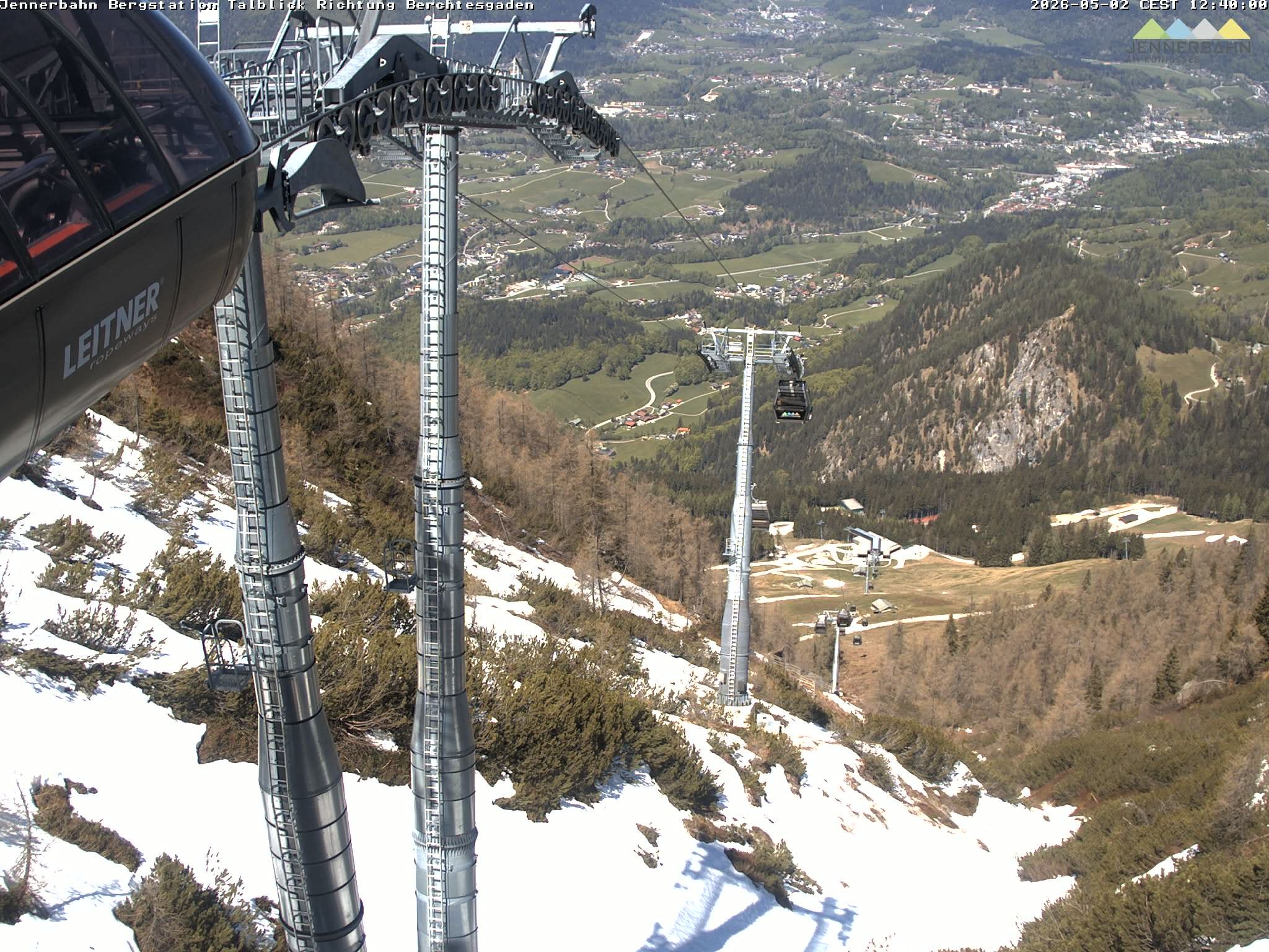 Archiv Foto Webcam Jenner - Blick ins Tal Gondelstation