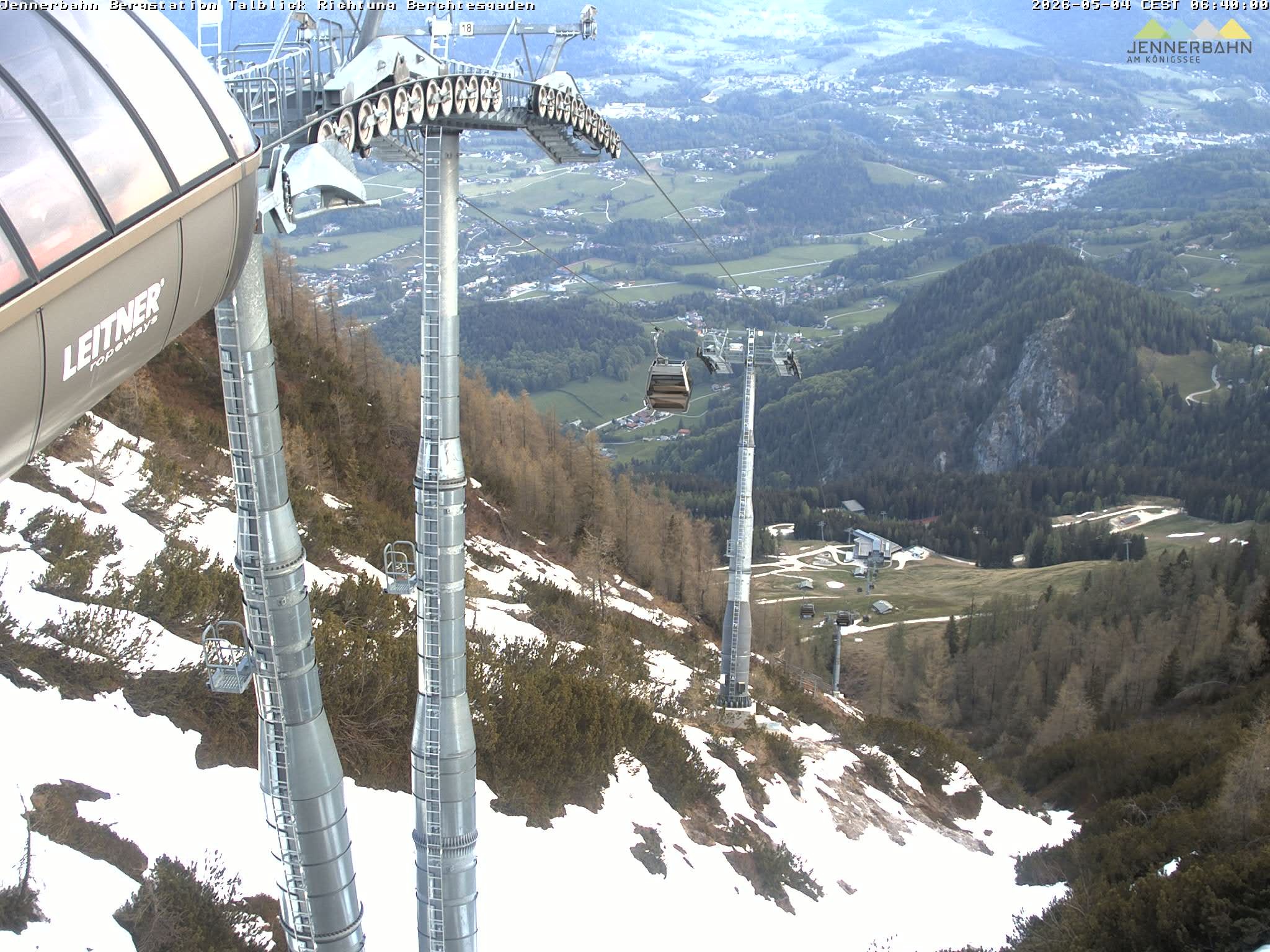 Archiv Foto Webcam Jenner - Blick ins Tal Gondelstation