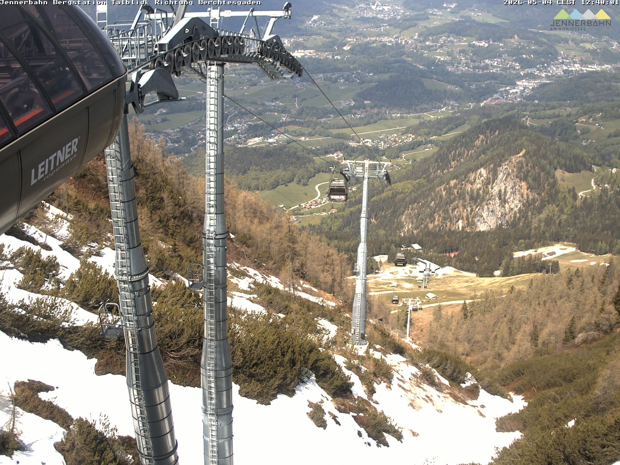 Archiv Foto Webcam Jenner - Blick ins Tal Gondelstation