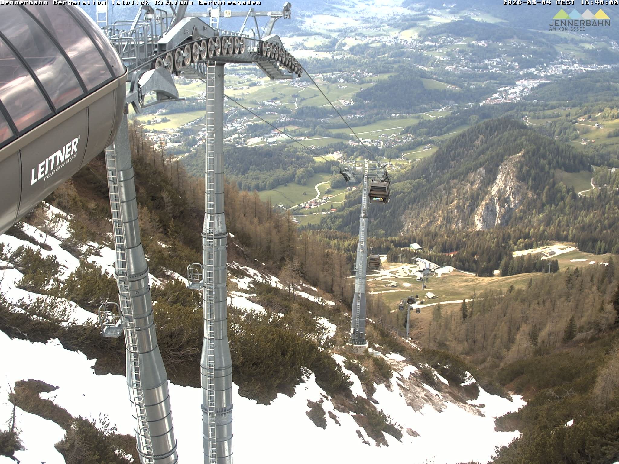 Archiv Foto Webcam Jenner - Blick ins Tal Gondelstation