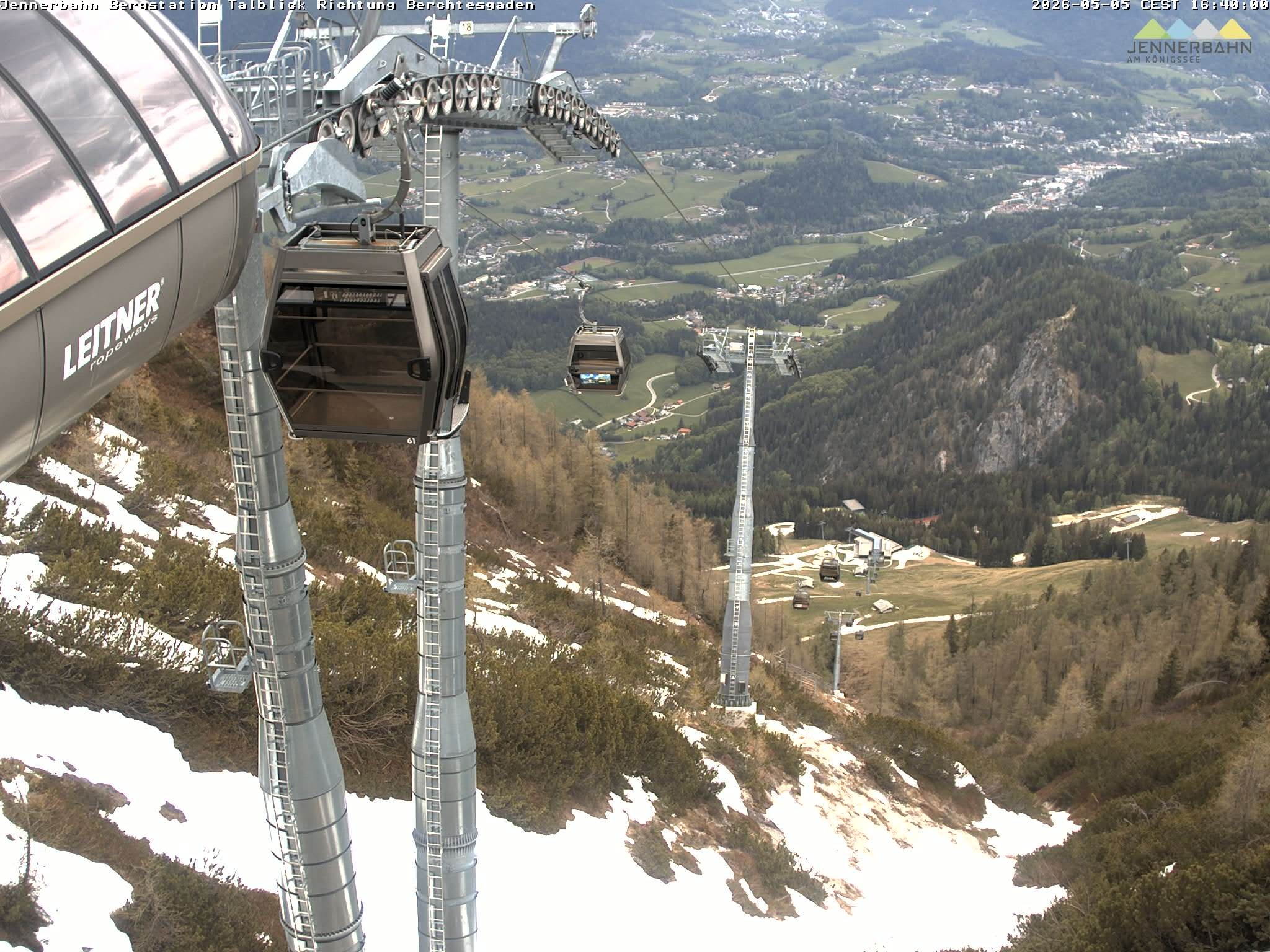 Archived image Webcam Jenner mountain - Valley View Cable Car