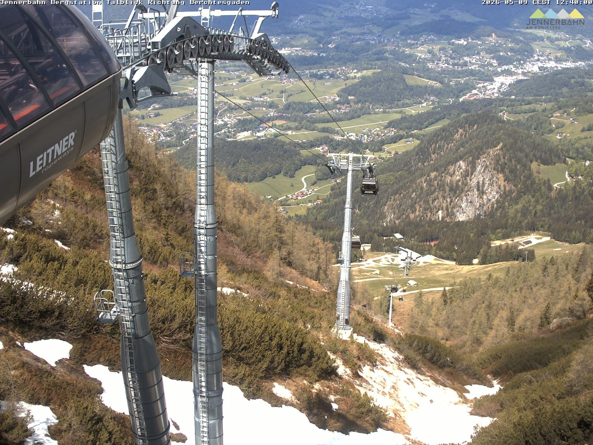 Archiv Foto Webcam Jenner - Blick ins Tal Gondelstation