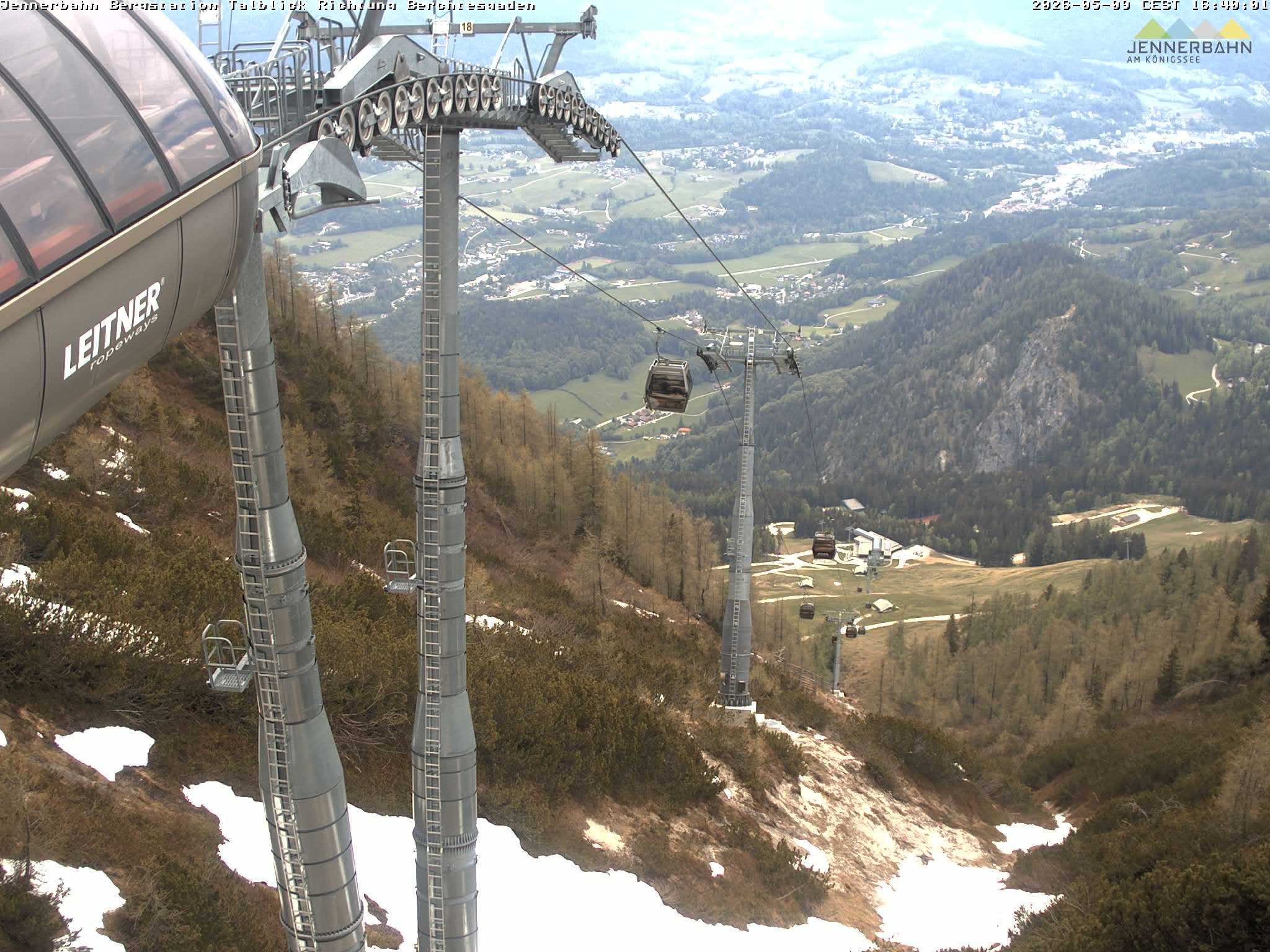 Archiv Foto Webcam Jenner - Blick ins Tal Gondelstation