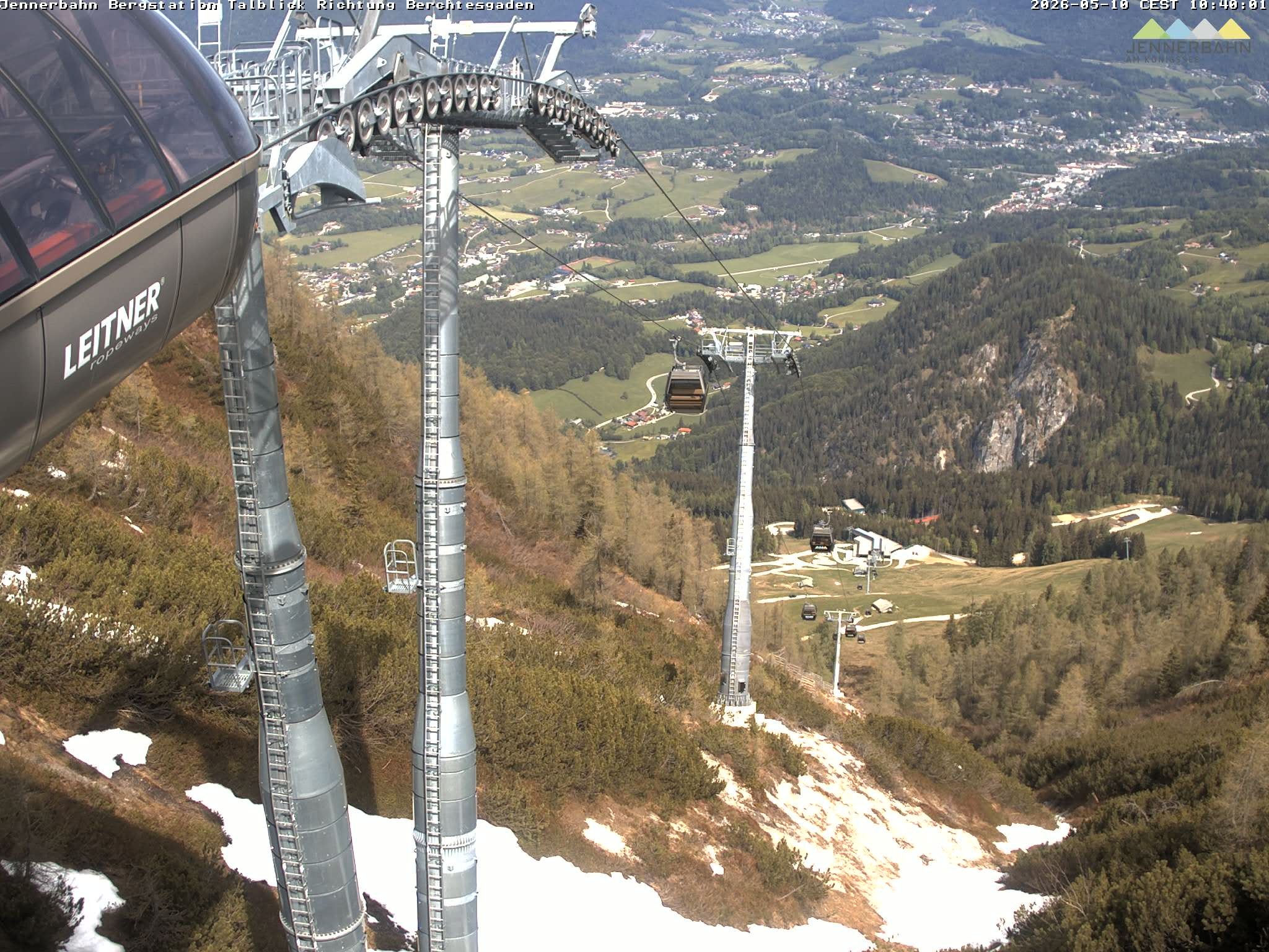 Archived image Webcam Jenner mountain - Valley View Cable Car