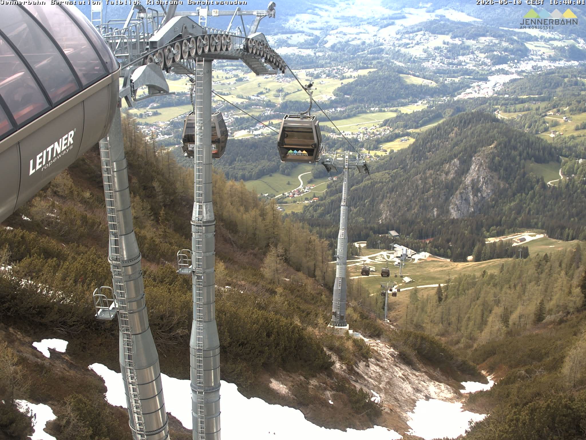 Archived image Webcam Jenner mountain - Valley View Cable Car