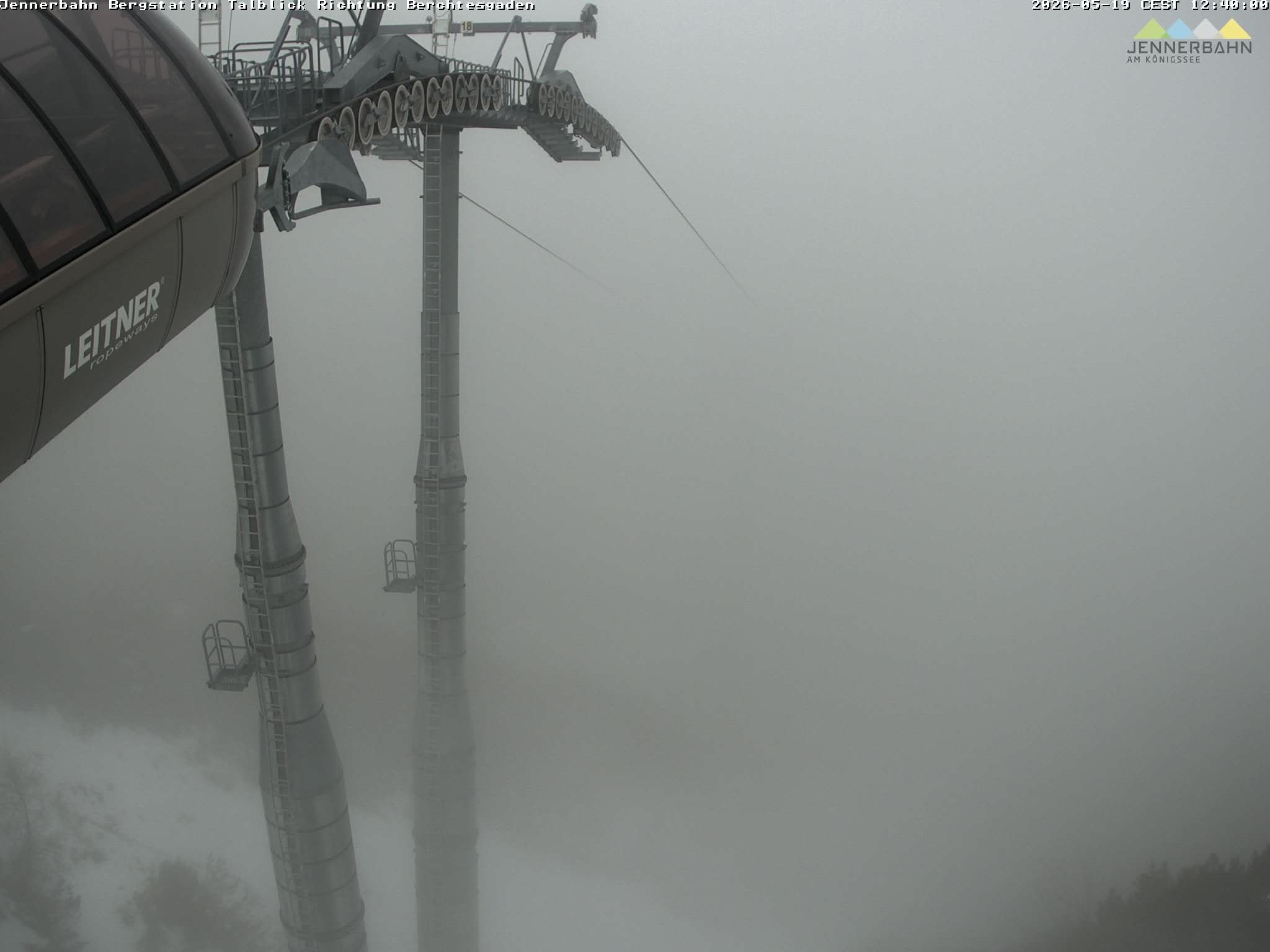 Archiv Foto Webcam Jenner - Blick ins Tal Gondelstation