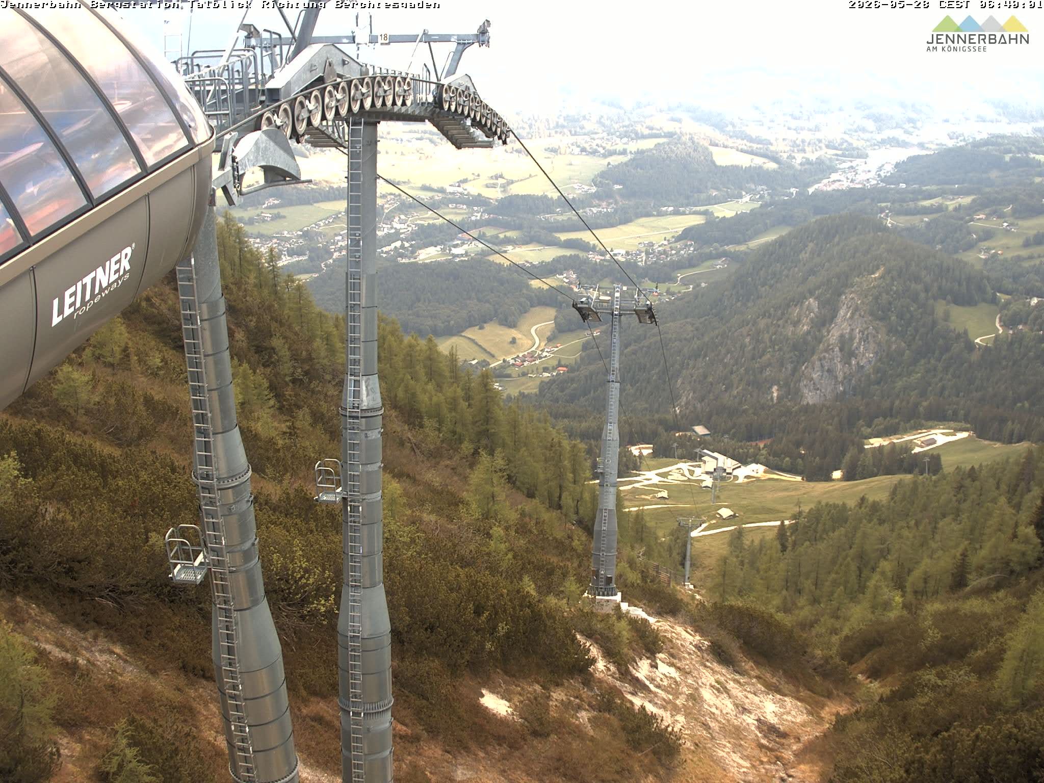 Archived image Webcam Jenner mountain - Valley View Cable Car
