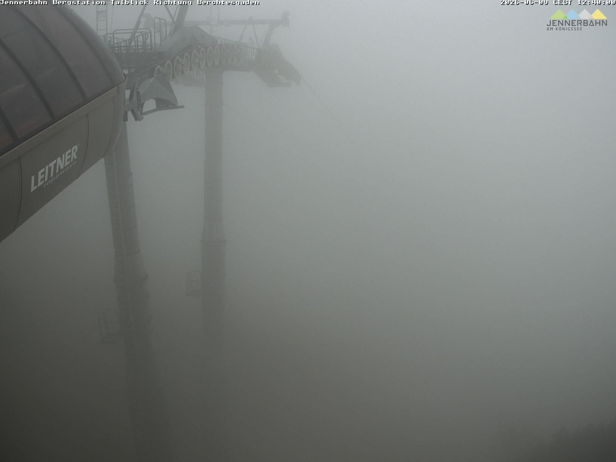 Archiv Foto Webcam Jenner - Blick ins Tal Gondelstation