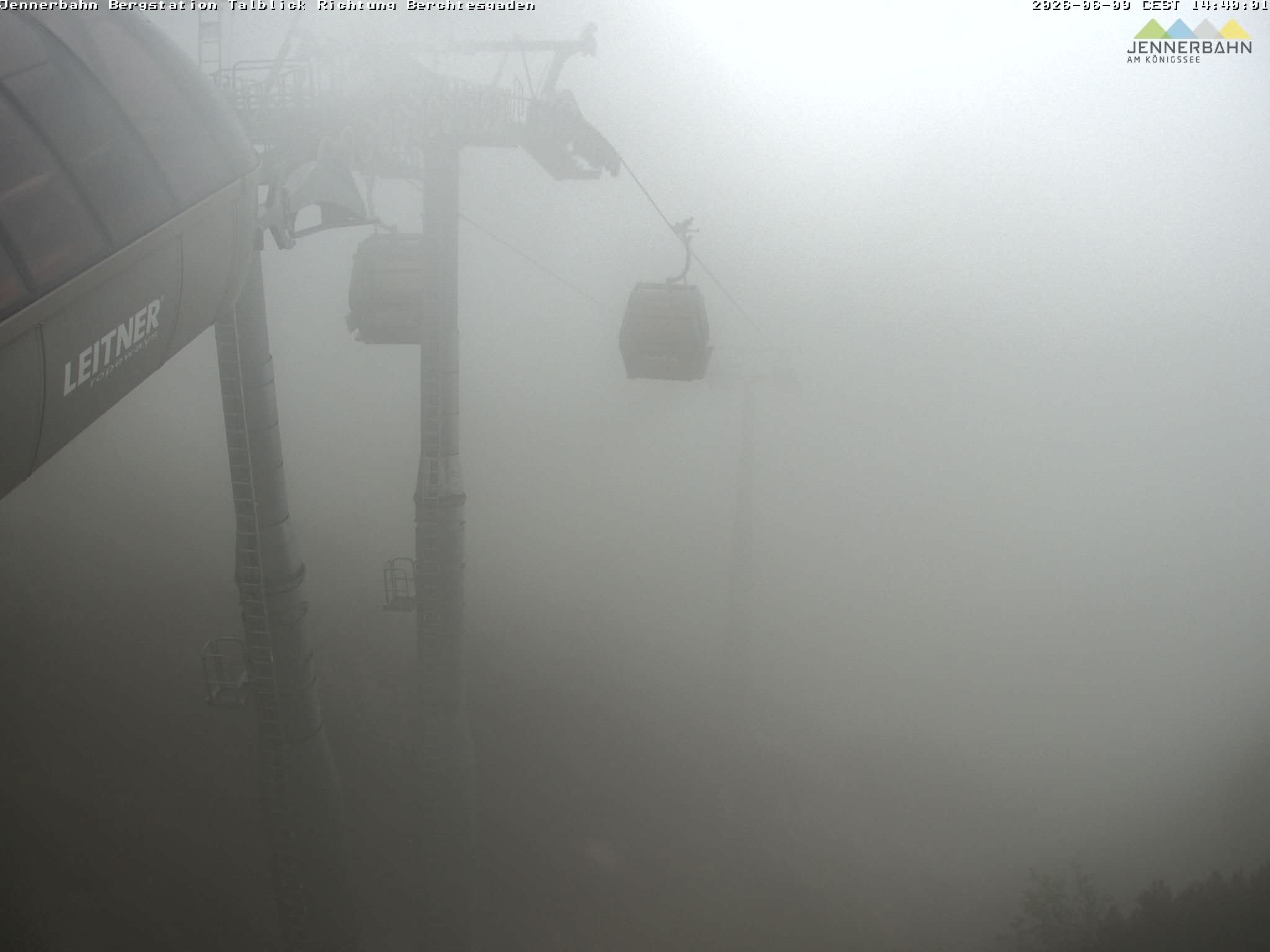 Archiv Foto Webcam Jenner - Blick ins Tal Gondelstation