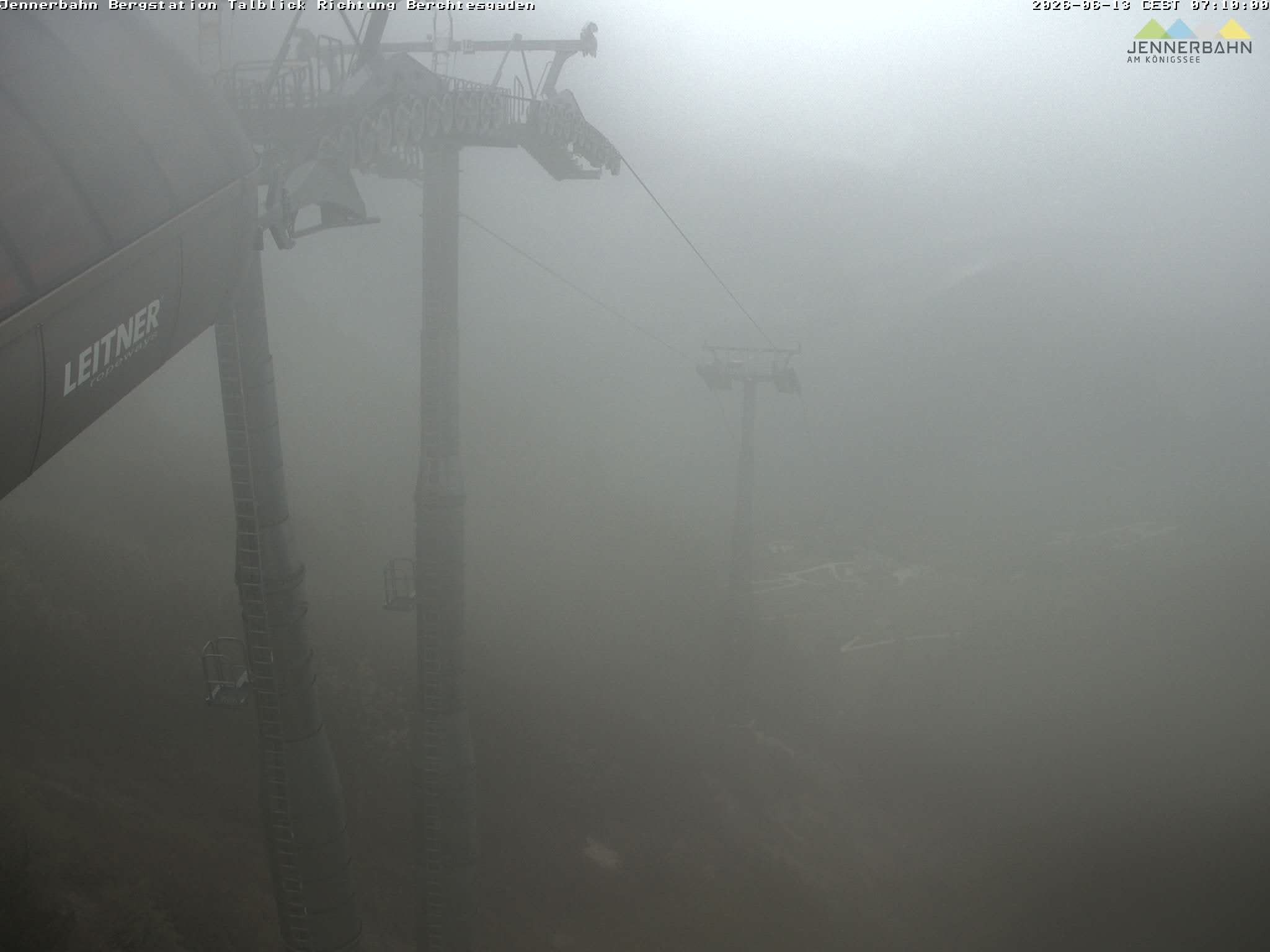 Archiv Foto Webcam Jenner - Blick ins Tal Gondelstation
