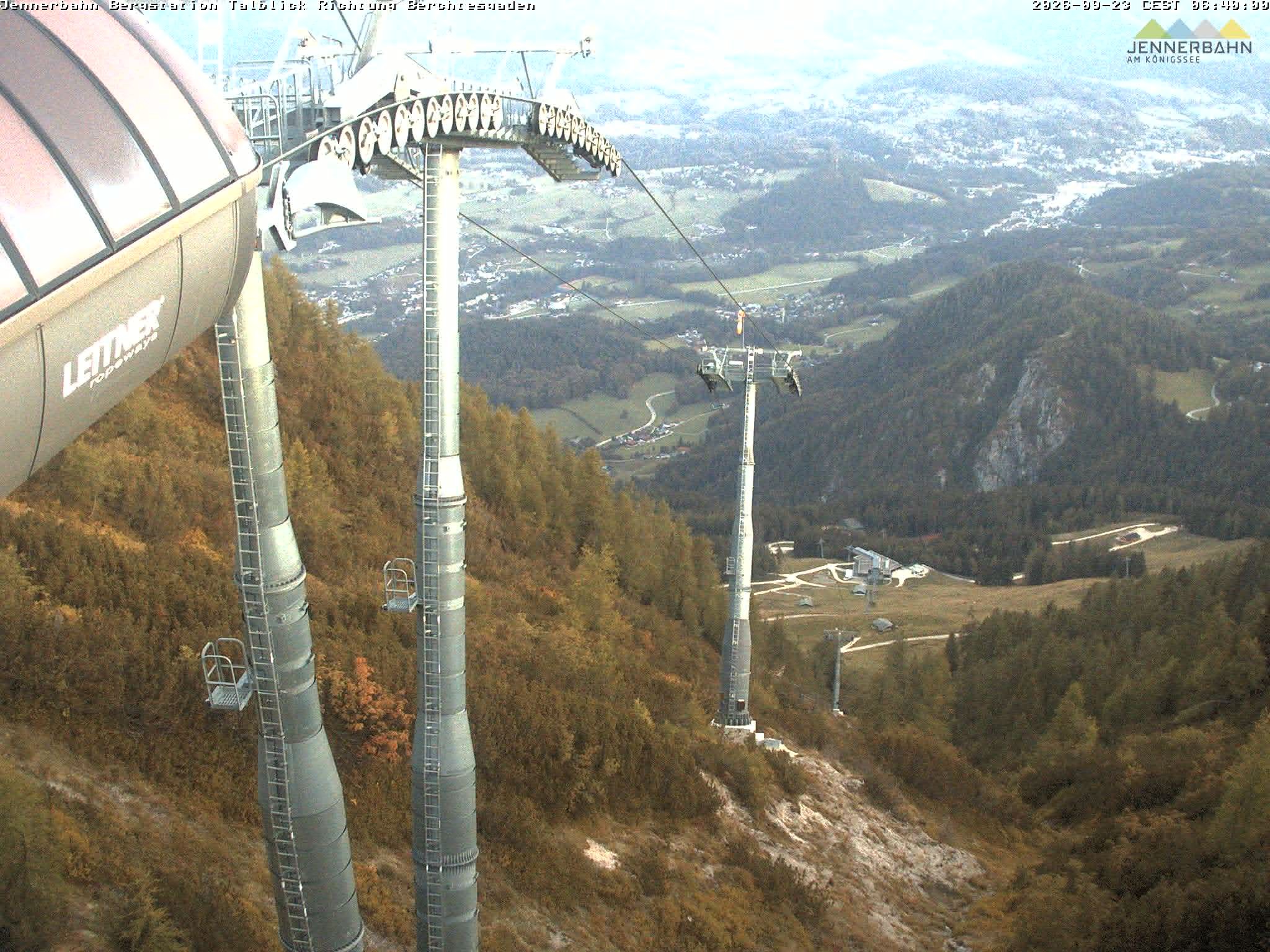 Archived image Webcam Jenner mountain - Valley View Cable Car