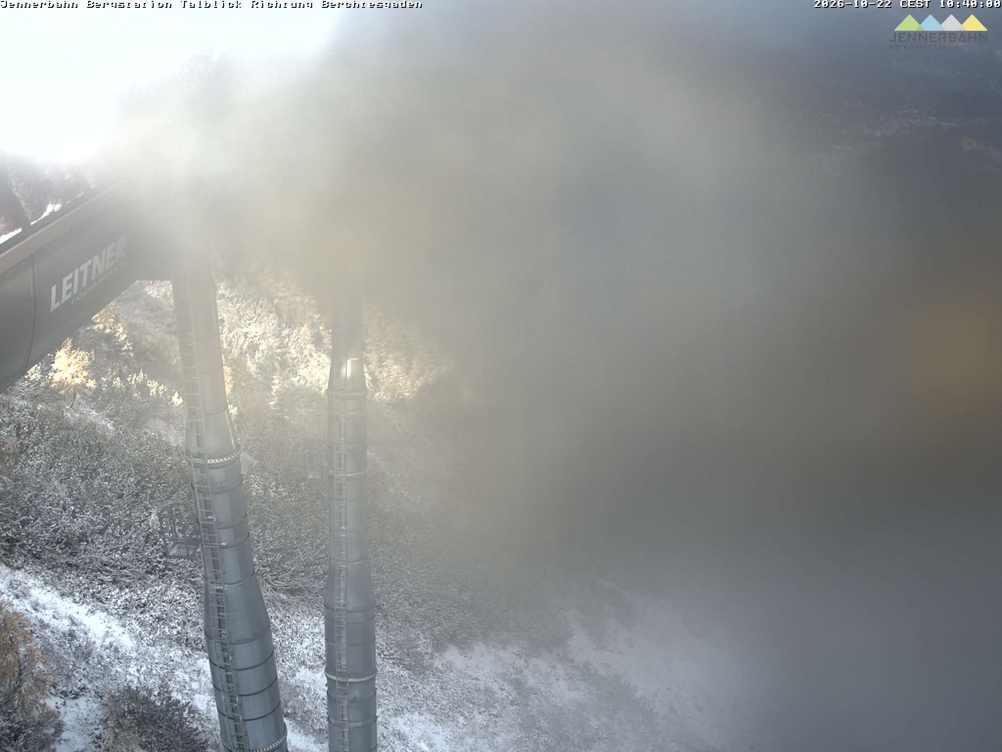Archiv Foto Webcam Jenner - Blick ins Tal Gondelstation