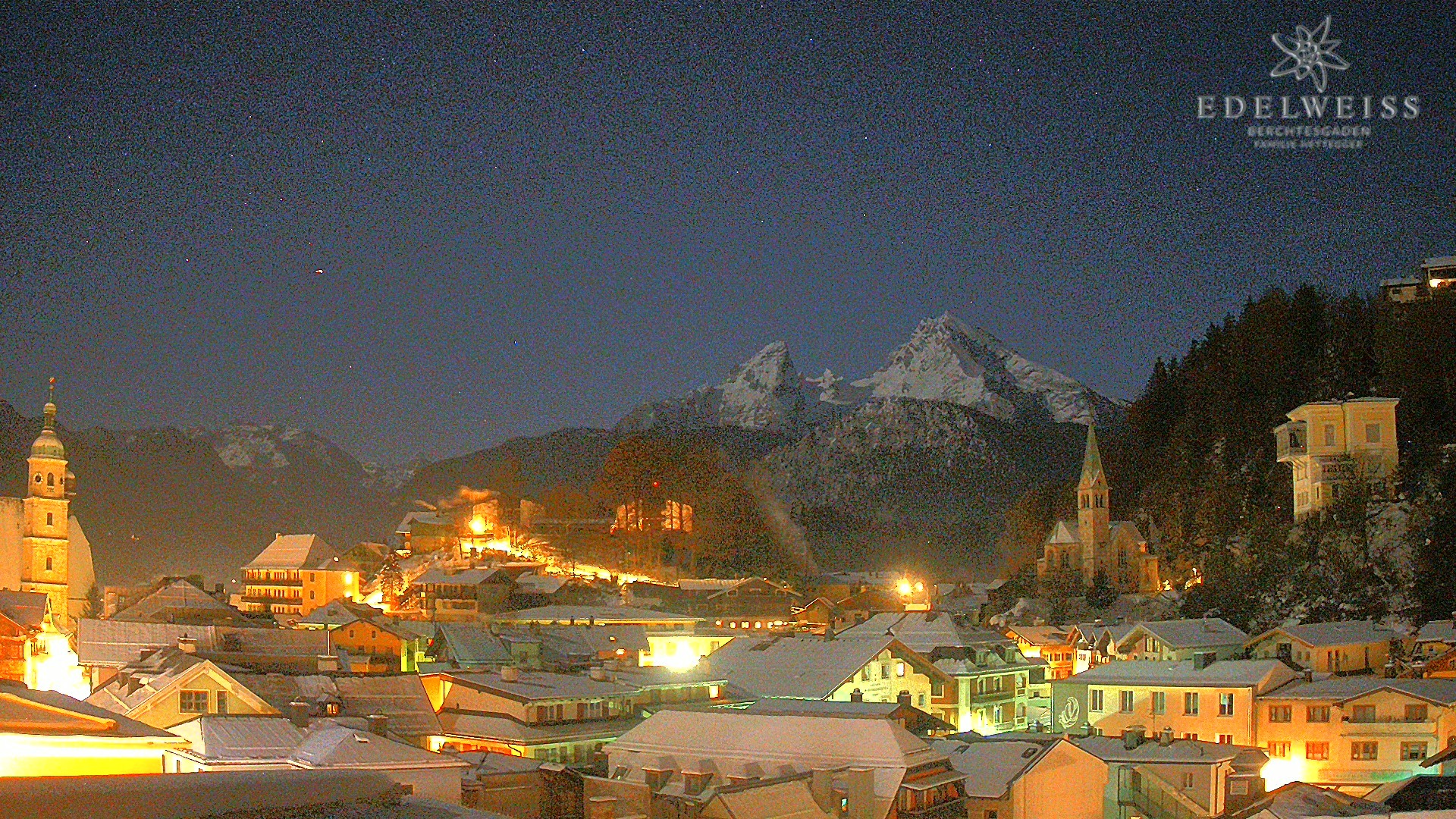 Archived image Webcam Berchtesgaden - City Centre