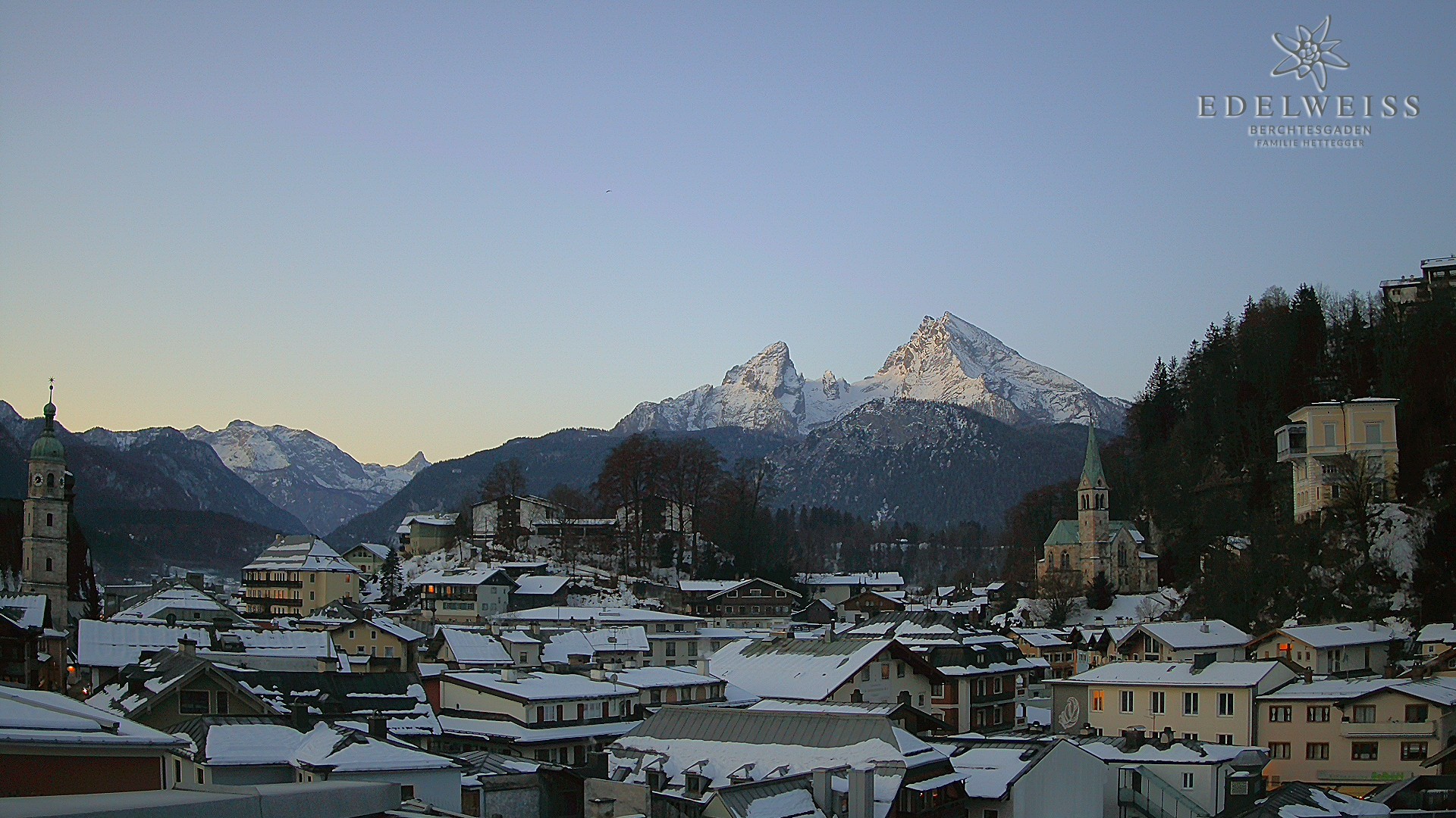 Archived image Webcam Berchtesgaden - City Centre