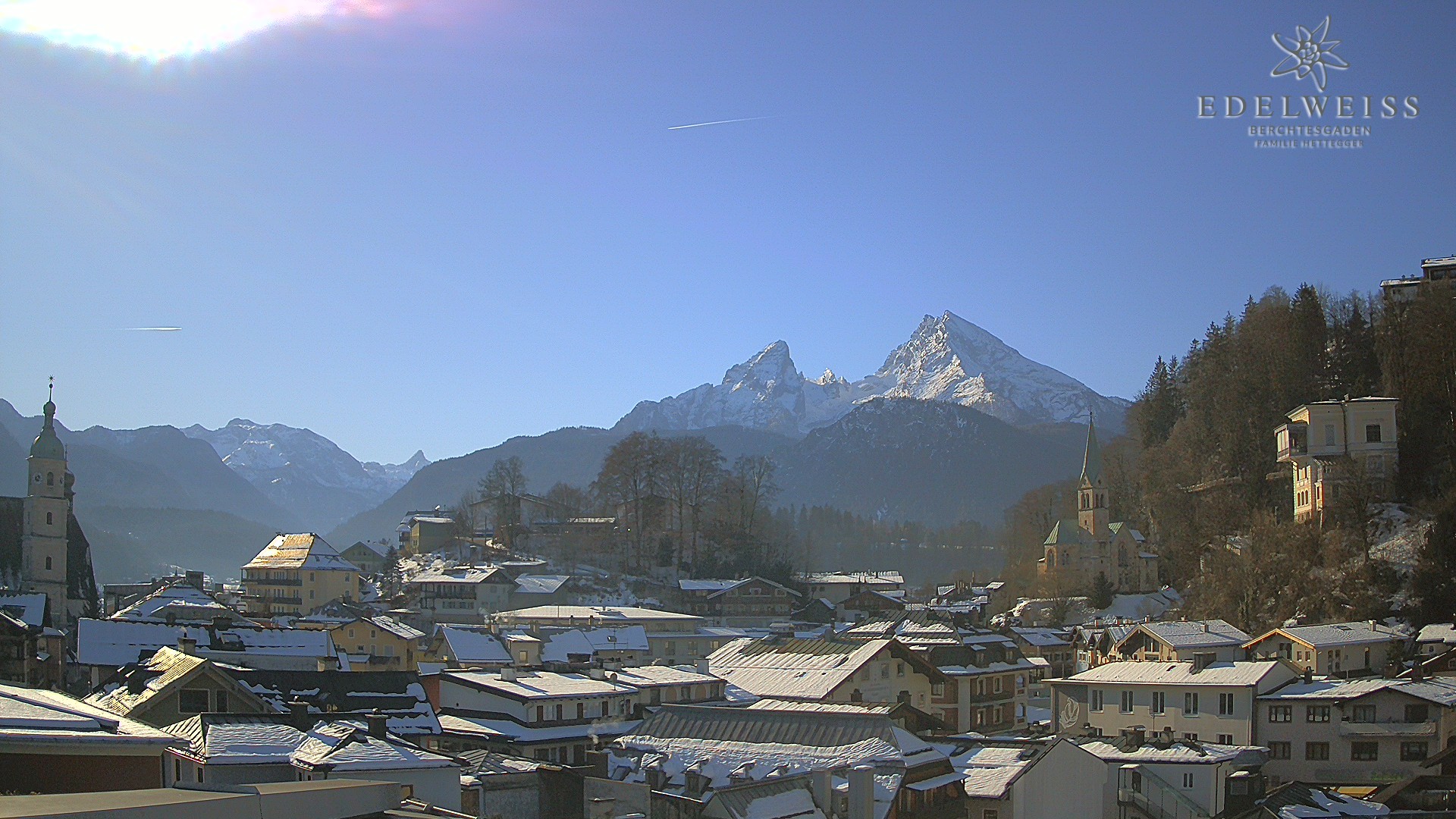 Archived image Webcam Berchtesgaden - City Centre