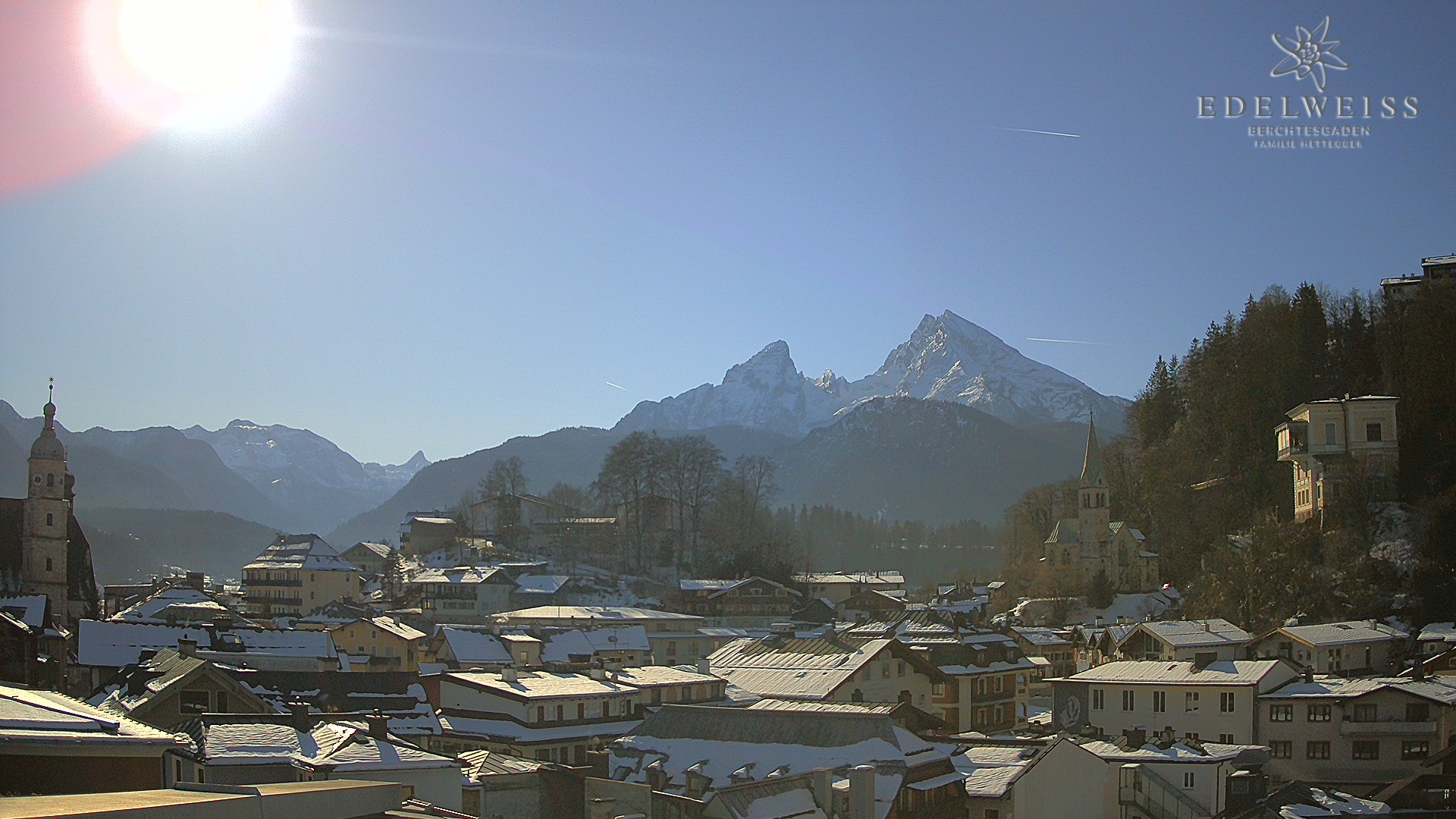 Archived image Webcam Berchtesgaden - City Centre