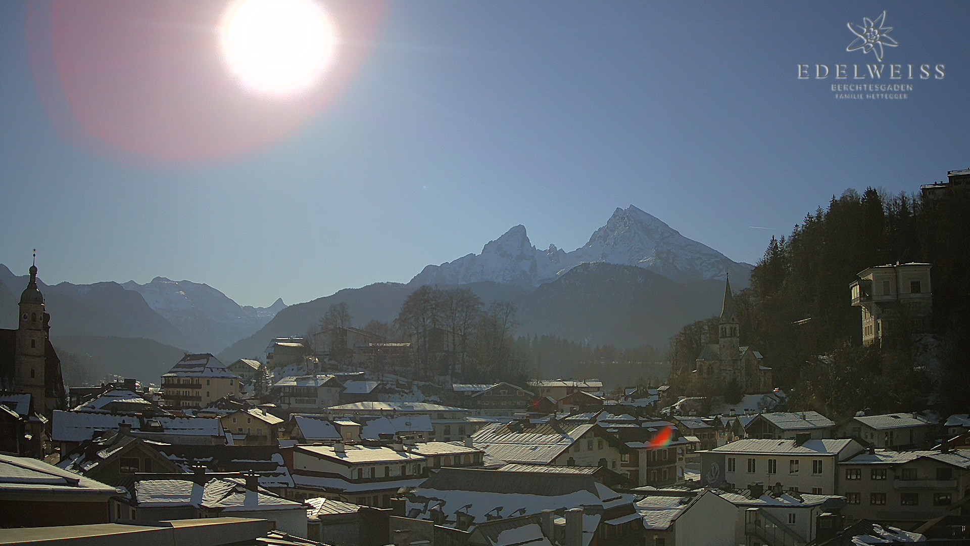 Archived image Webcam Berchtesgaden - City Centre