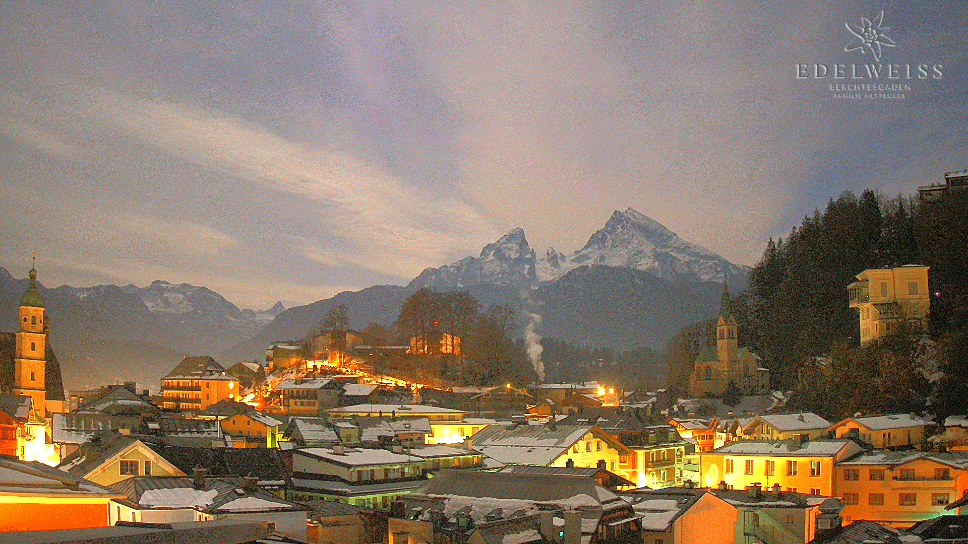 Archived image Webcam Berchtesgaden - City Centre