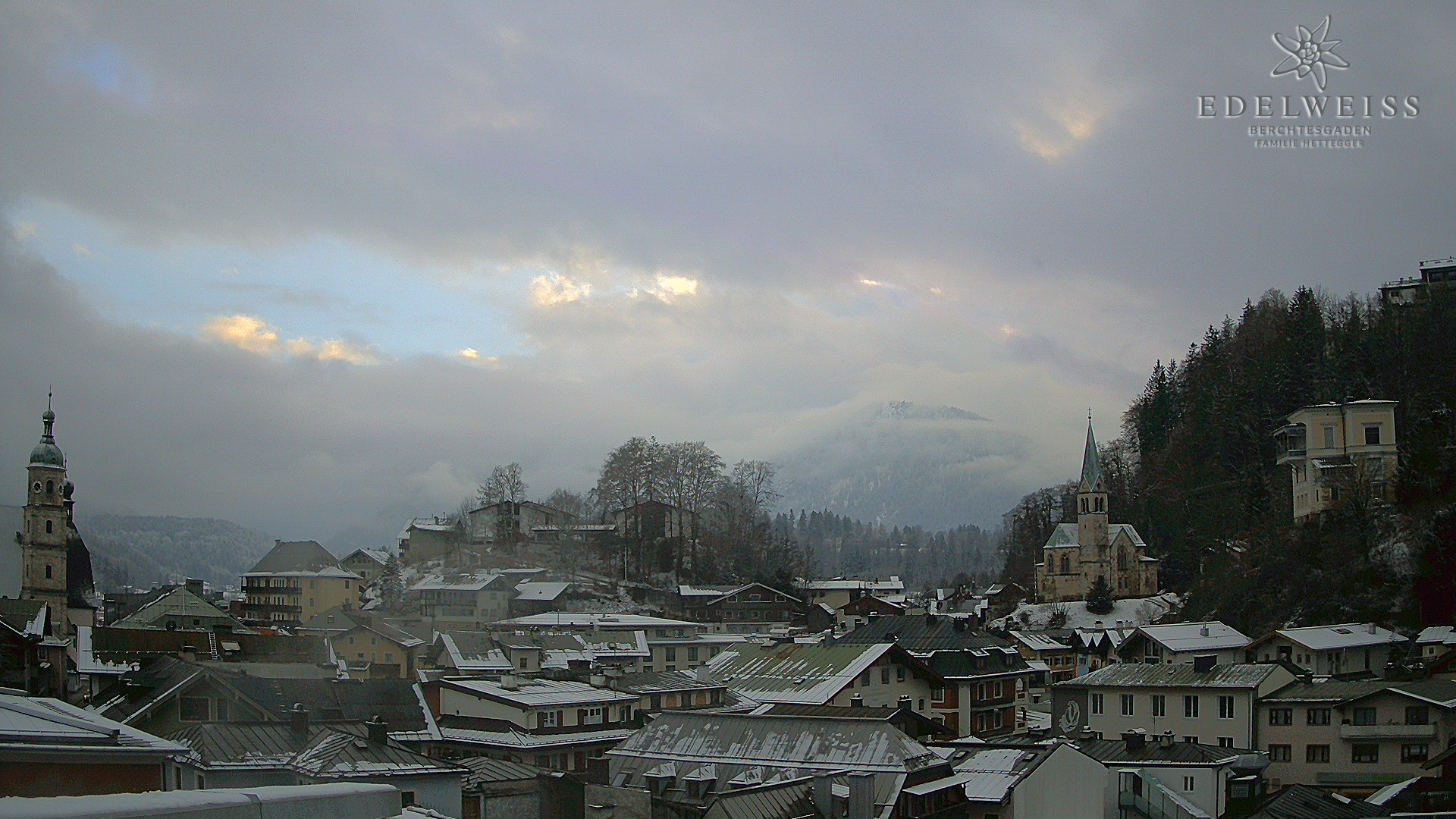 Archived image Webcam Berchtesgaden - City Centre