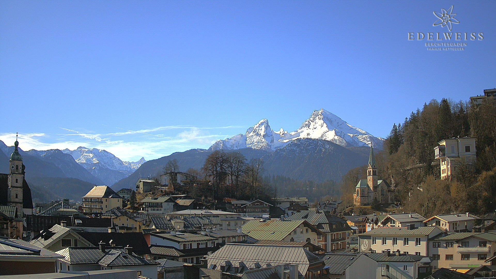 Archived image Webcam Berchtesgaden - City Centre