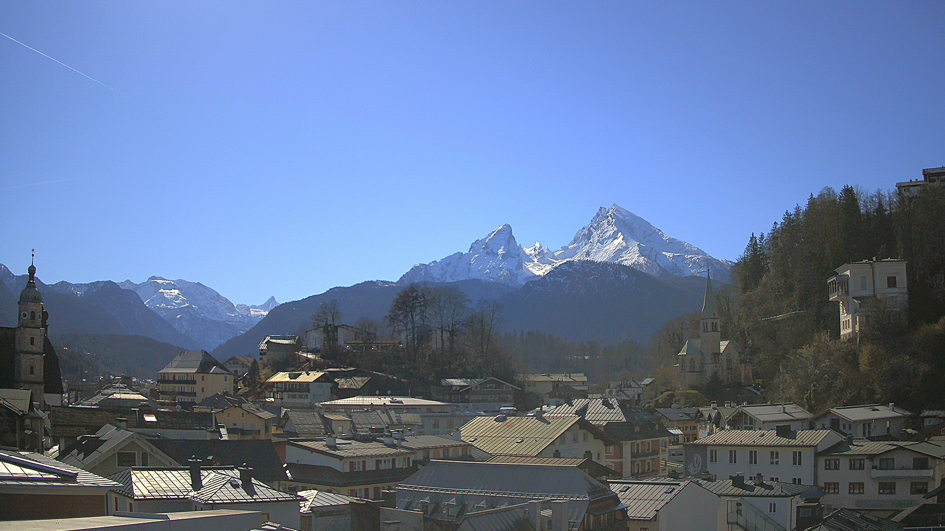 Archived image Webcam Berchtesgaden - City Centre