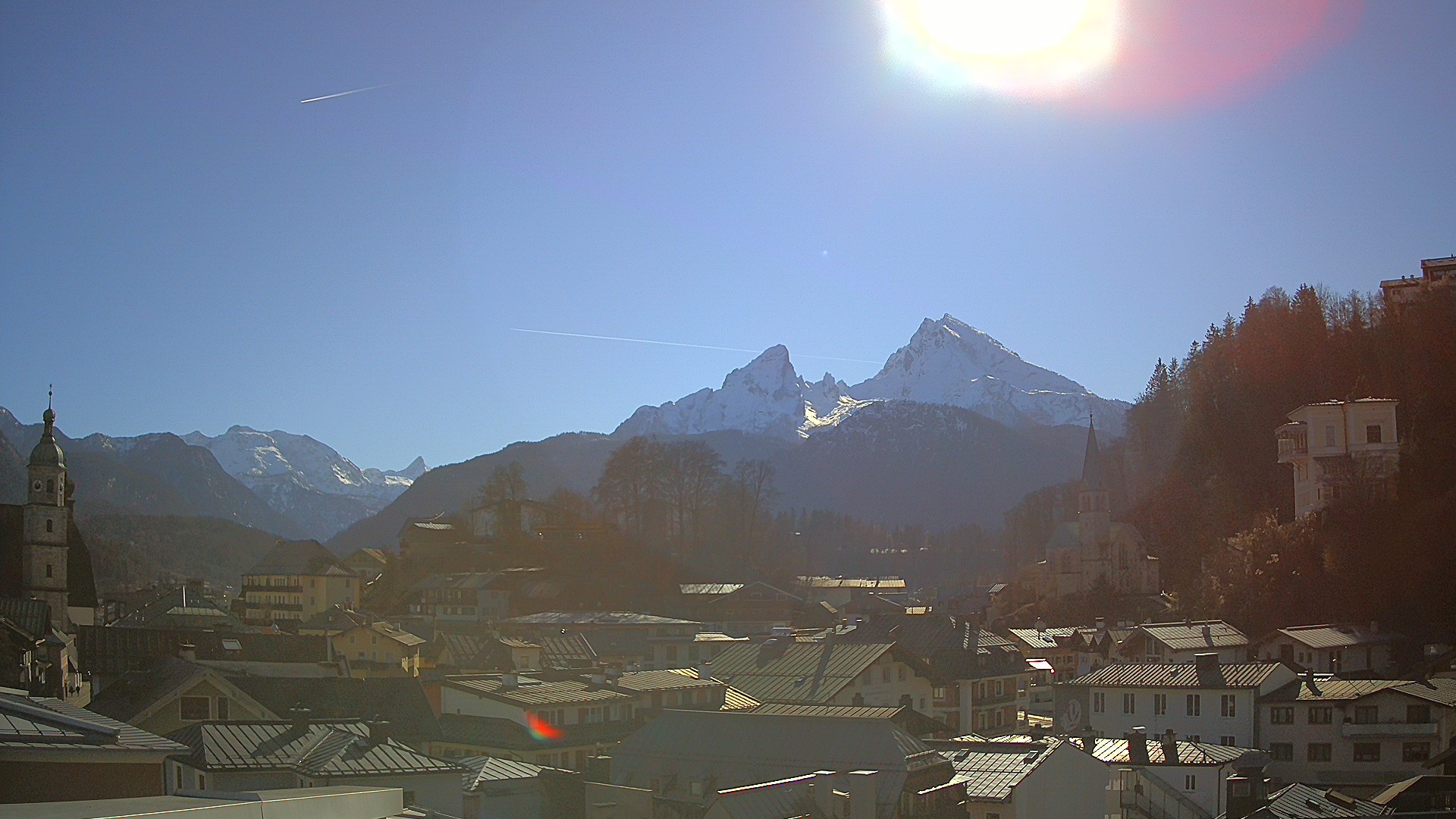 Archived image Webcam Berchtesgaden - City Centre
