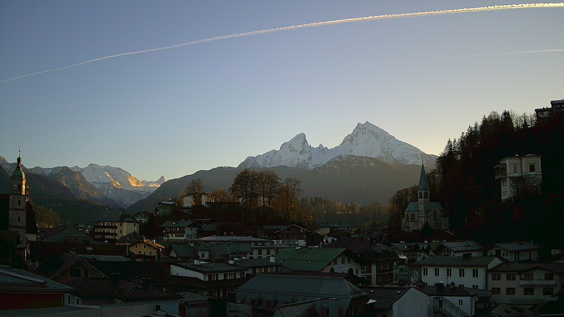 Archived image Webcam Berchtesgaden - City Centre