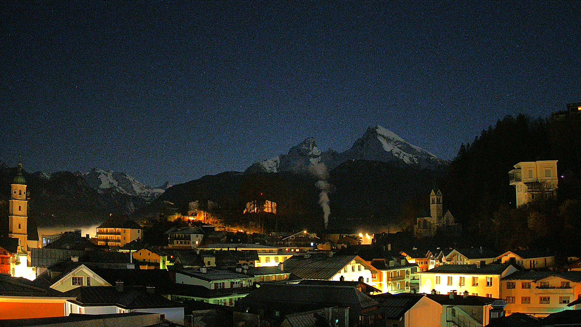 Archived image Webcam Berchtesgaden - City Centre