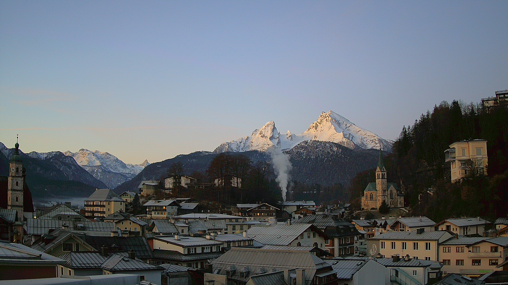 Archived image Webcam Berchtesgaden - City Centre