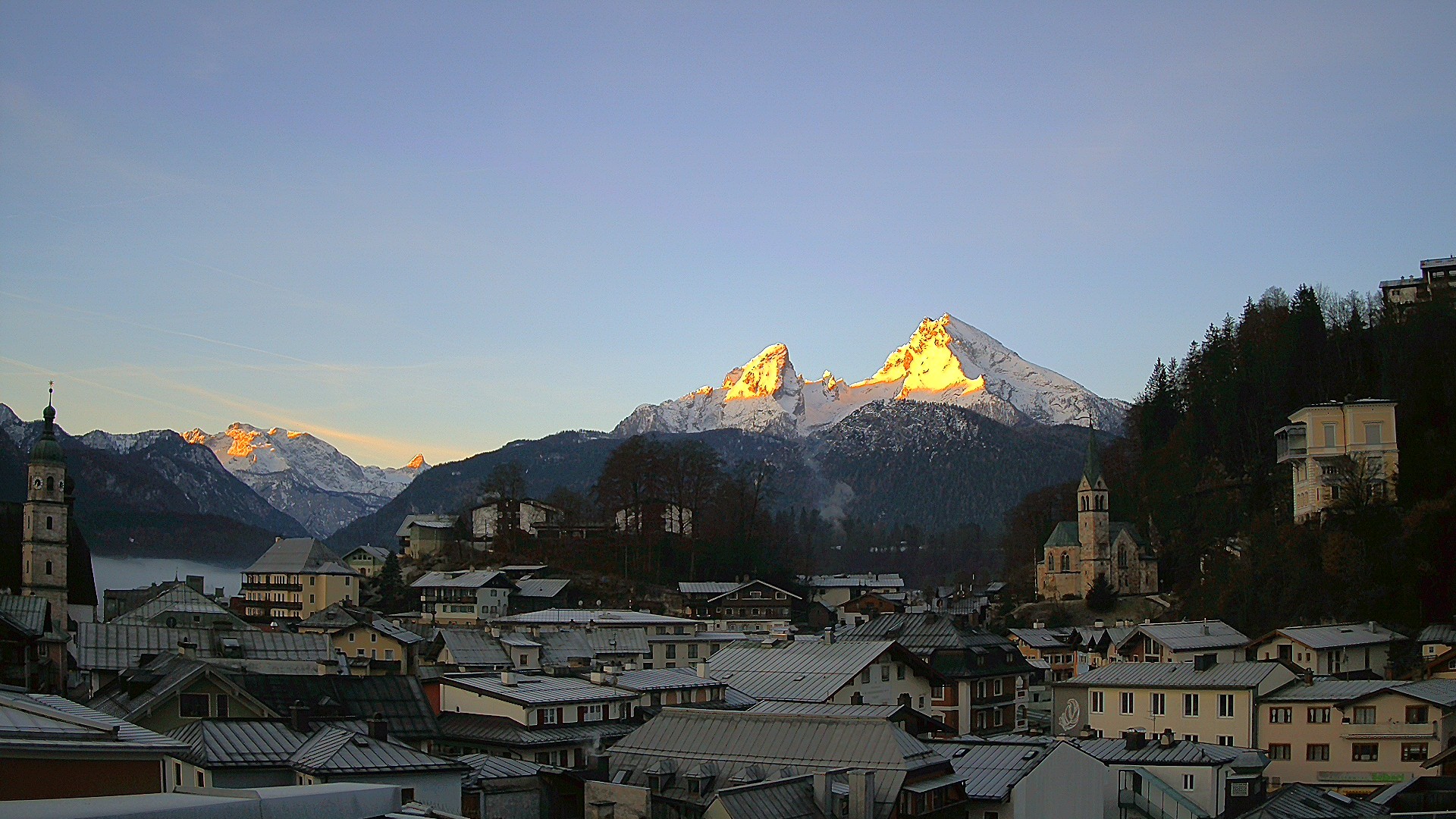 Archived image Webcam Berchtesgaden - City Centre