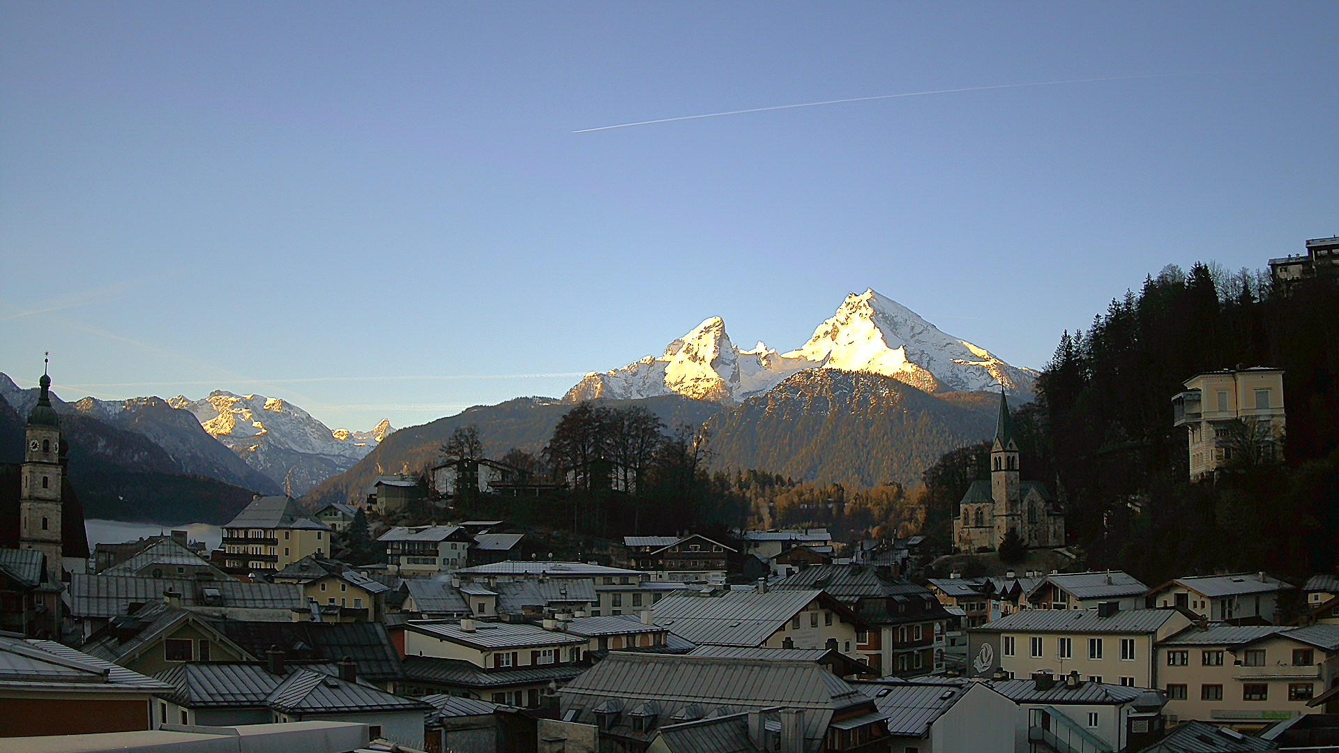 Archived image Webcam Berchtesgaden - City Centre