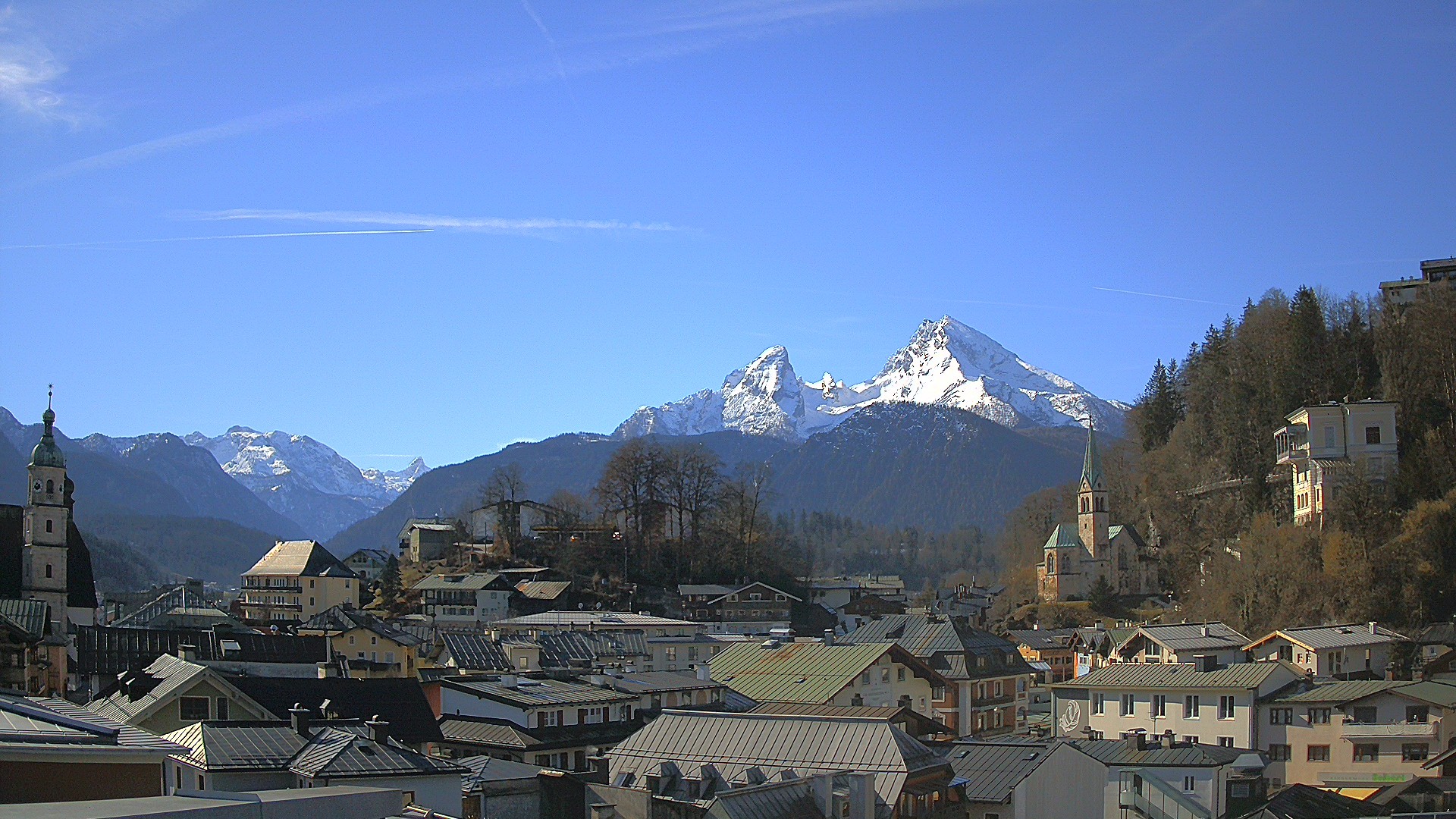 Archived image Webcam Berchtesgaden - City Centre