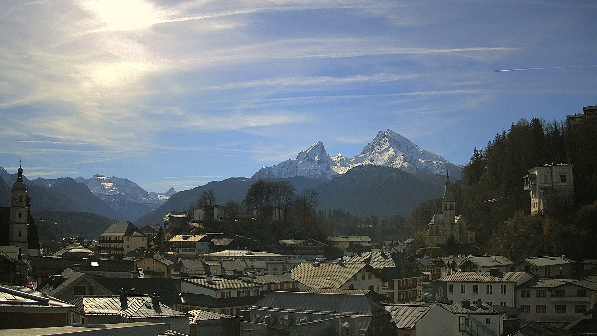 Archived image Webcam Berchtesgaden - City Centre