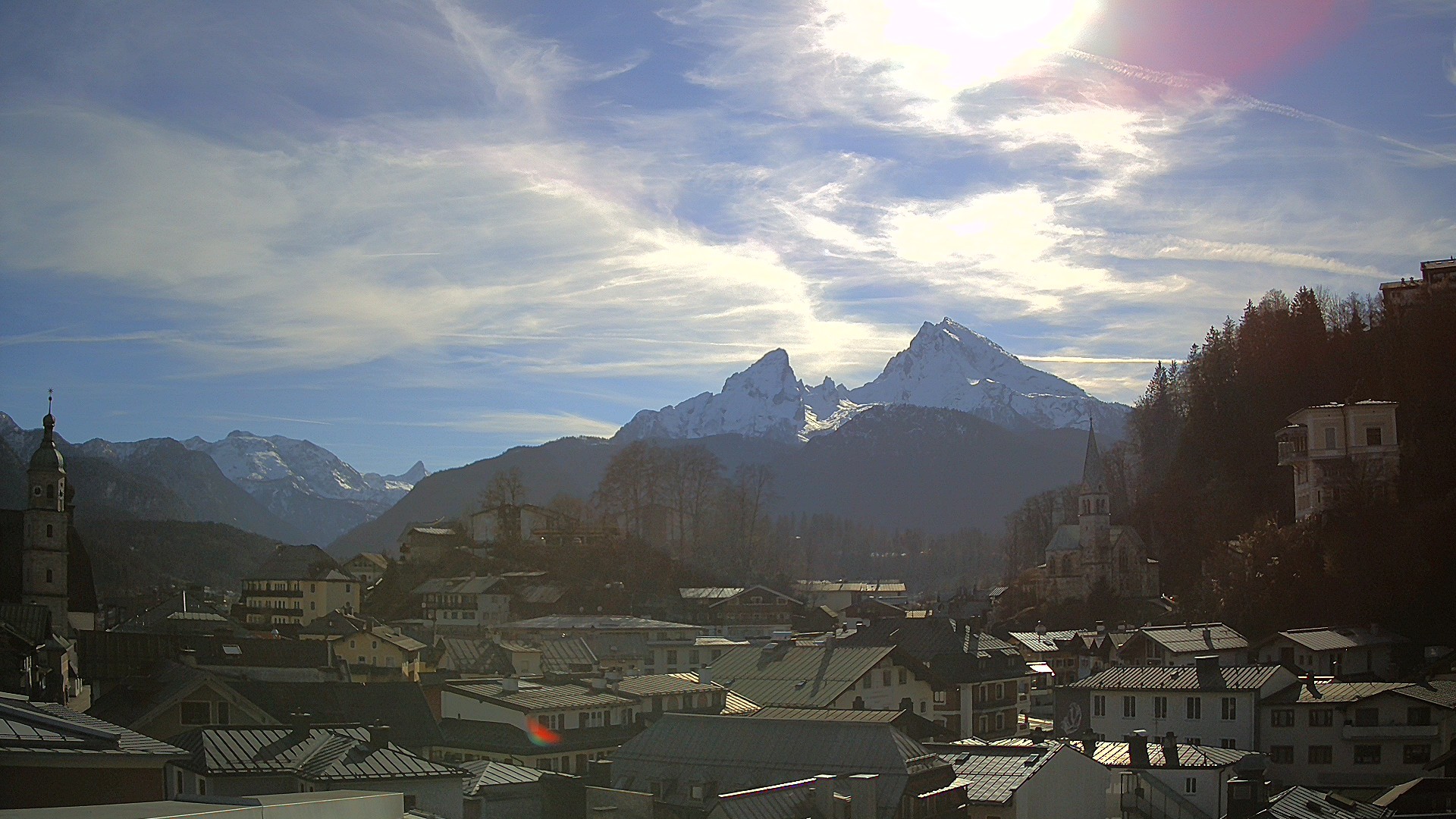 Archived image Webcam Berchtesgaden - City Centre