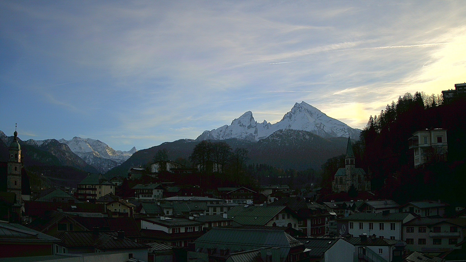 Archived image Webcam Berchtesgaden - City Centre