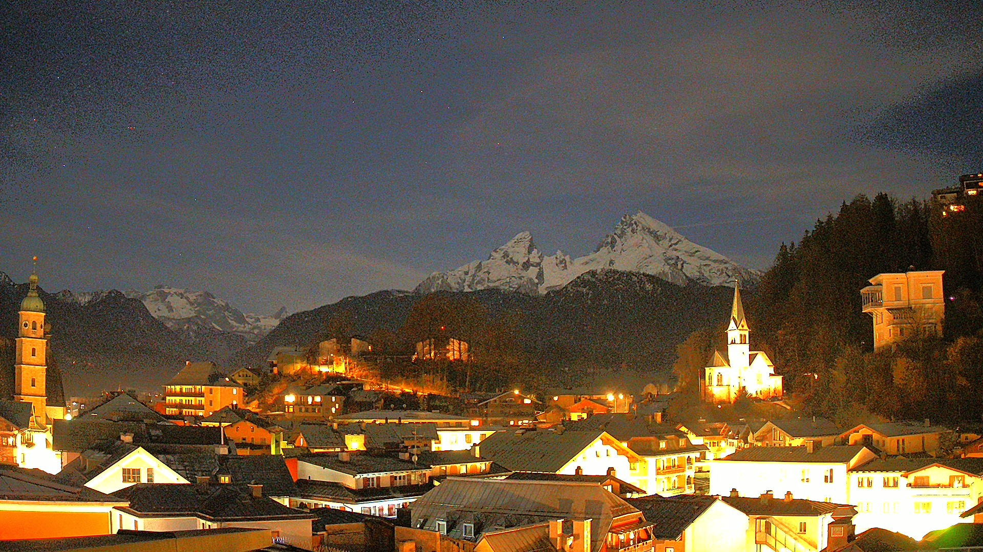 Archived image Webcam Berchtesgaden - City Centre